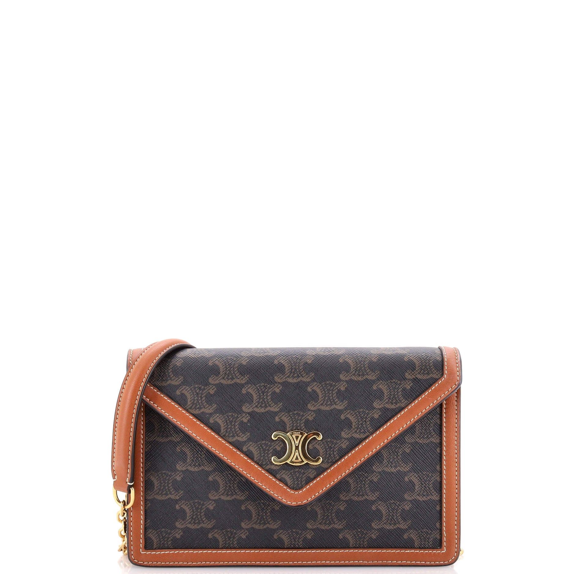 Celine Margo Triomphe Wallet on Chain Size ONE SIZE - 1 Thumbnail