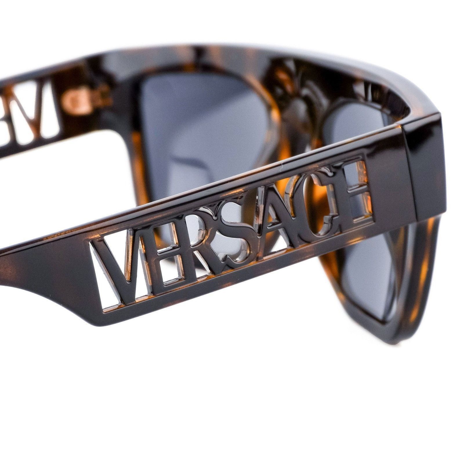 Versace MOD.4430U Signature Logo Brown Sunglasses