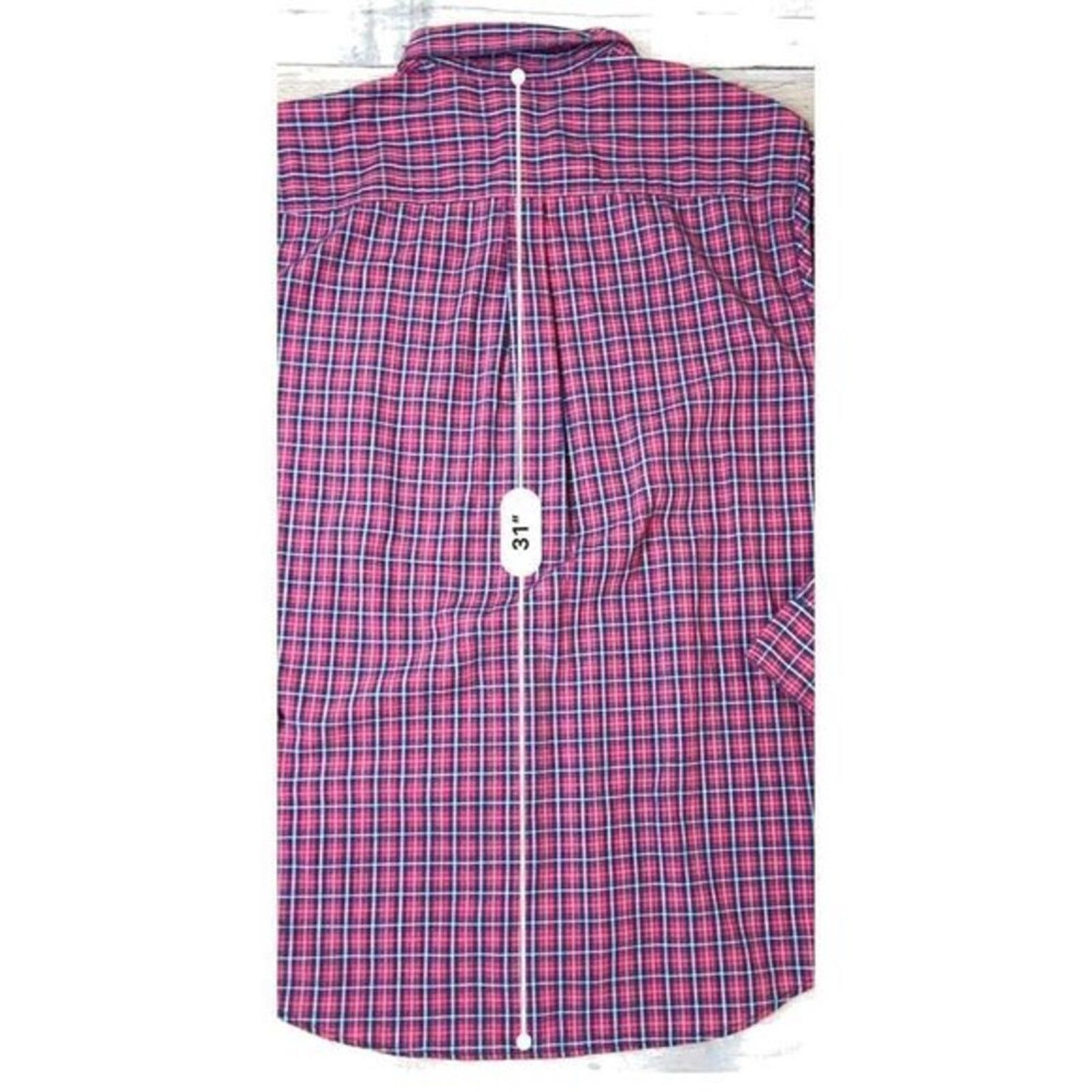 Chaps Chaps Easy Care Button Down Red Plaid Shirt LARGE NWOT Size US L / EU 52-54 / 3 - 8 Thumbnail