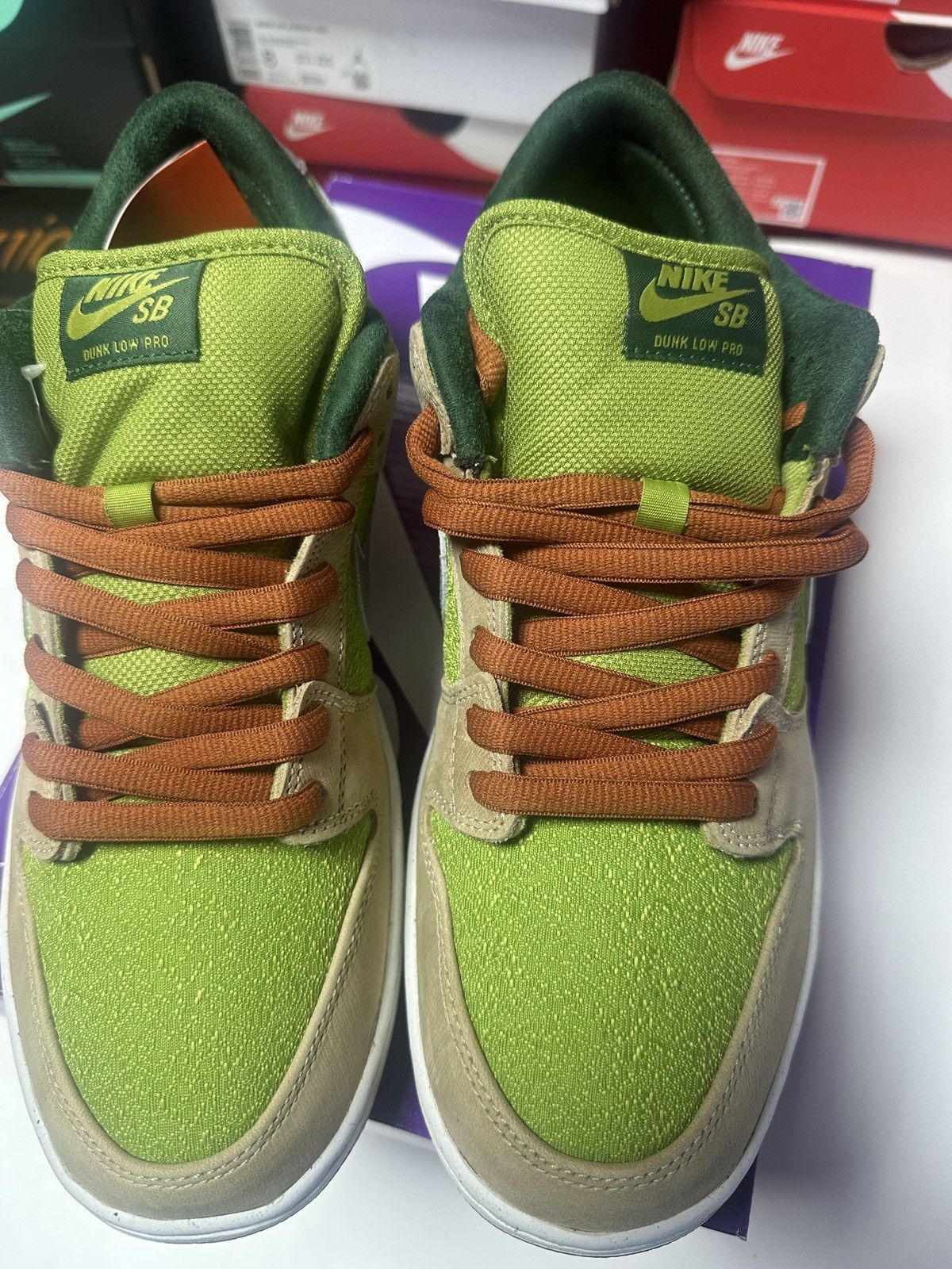 Nike Nike SB Dunk Low Pro WC Sesame Silver Pear Sz 10.5 US MEN Size US 10.5 / EU 43-44 - 5 Thumbnail