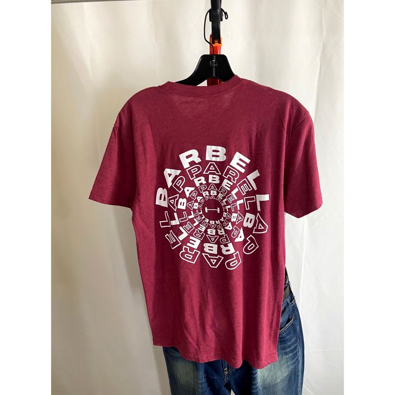 Vintage Barbell TEE Shirt Muscle Small S Mens Sharp Back Panel T-Shirt Small S Shirt Mens Sharp Back Panel TEE Barbell Size US S / EU 44-46 / 1 - 7 Thumbnail