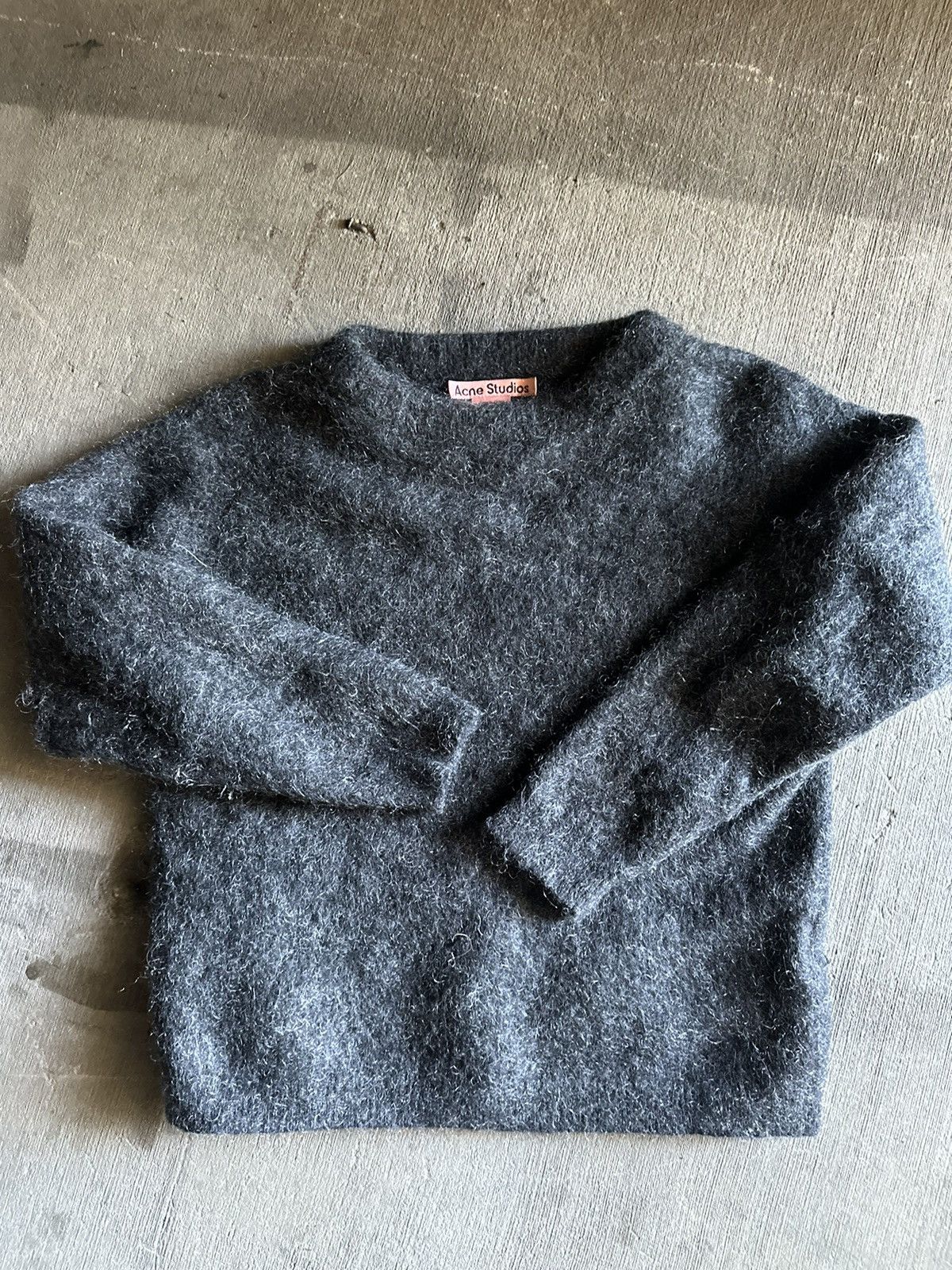 Pre-owned Acne Studios “500$” Mohair Sweater In Black