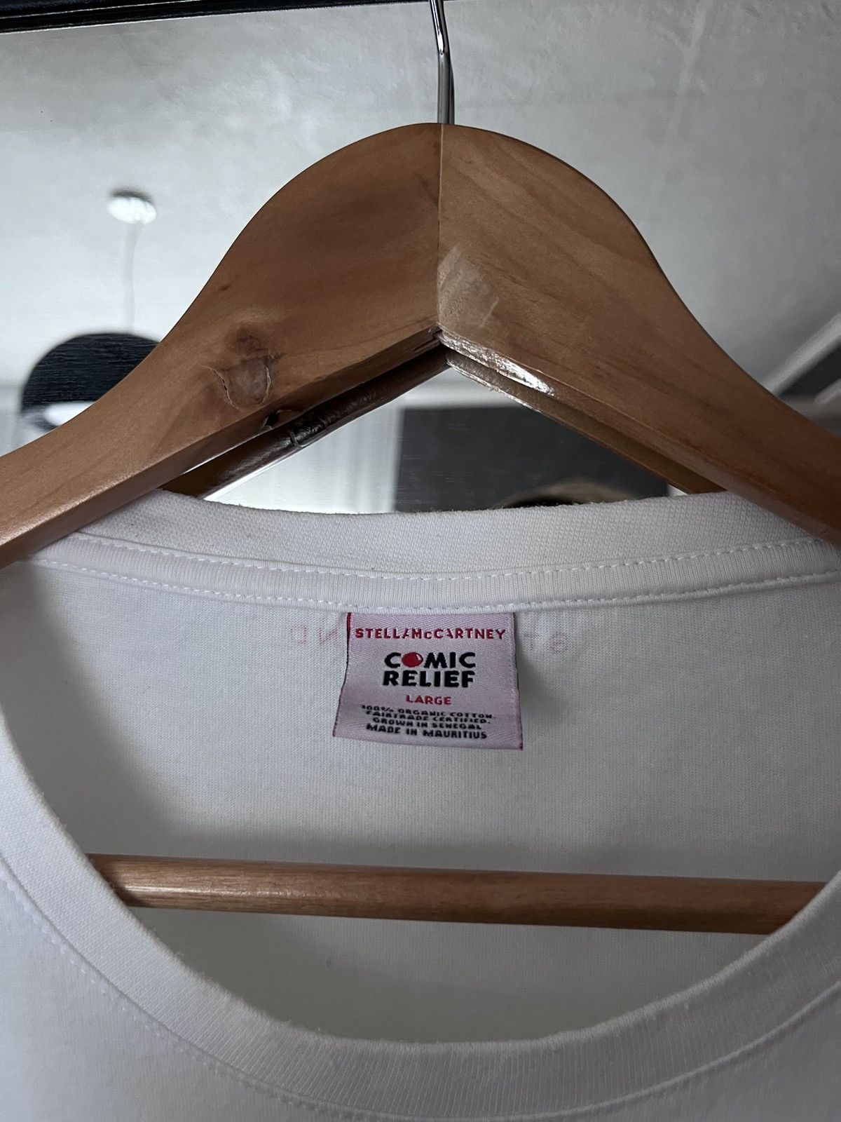 Vintage Comic Relief Stella McCartney David Bailey White Tee Size US L / EU 52-54 / 3 - 4 Thumbnail