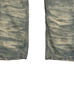 If Six Was Nine Vintage 90s Japanese Brand Back Vintage Faded Jeans Size US 33 - 3 Thumbnail