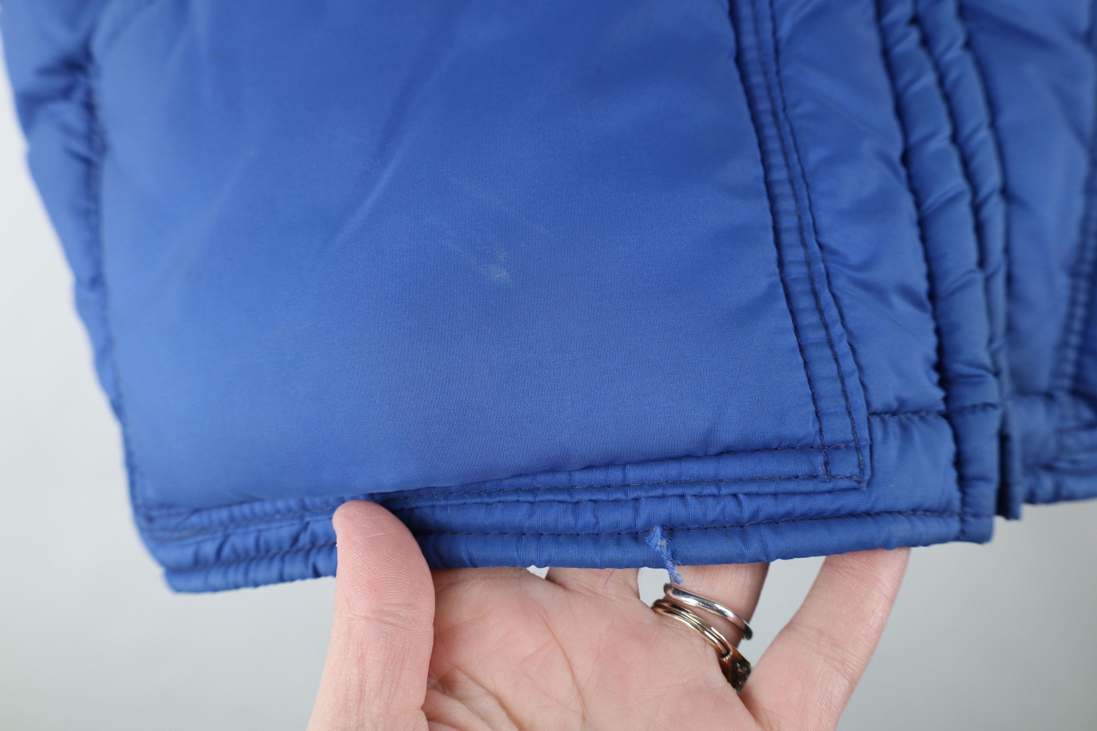 Vintage Vintage 70s Streetwear Full Zip Puffer Vest Jacket Blue USA Size US M / EU 48-50 / 2 - 5 Thumbnail