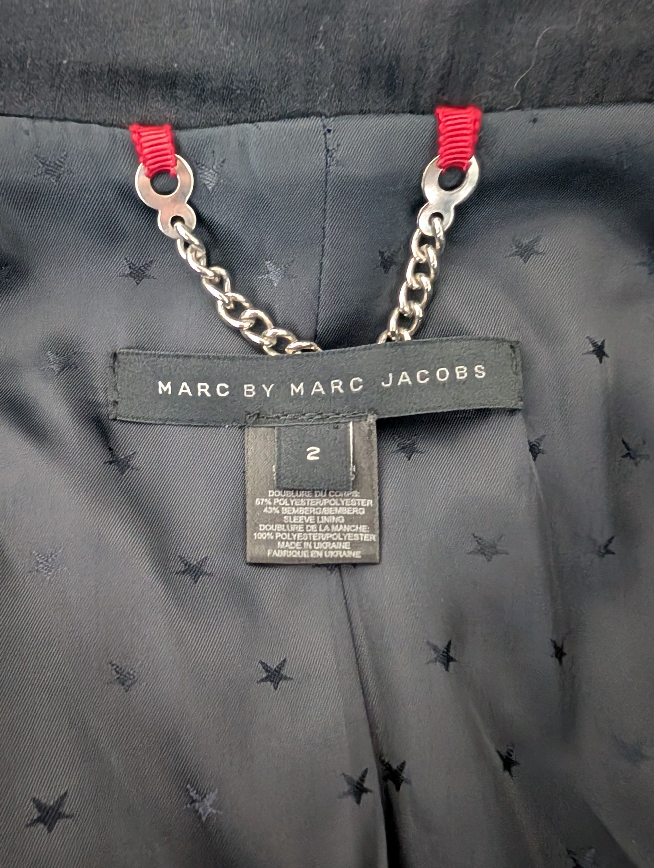 Marc by Marc Jacobs Marc Jacobs Black Double Breasted Blazer Size XS / US 0-2 / IT 36-38 - 5 Thumbnail