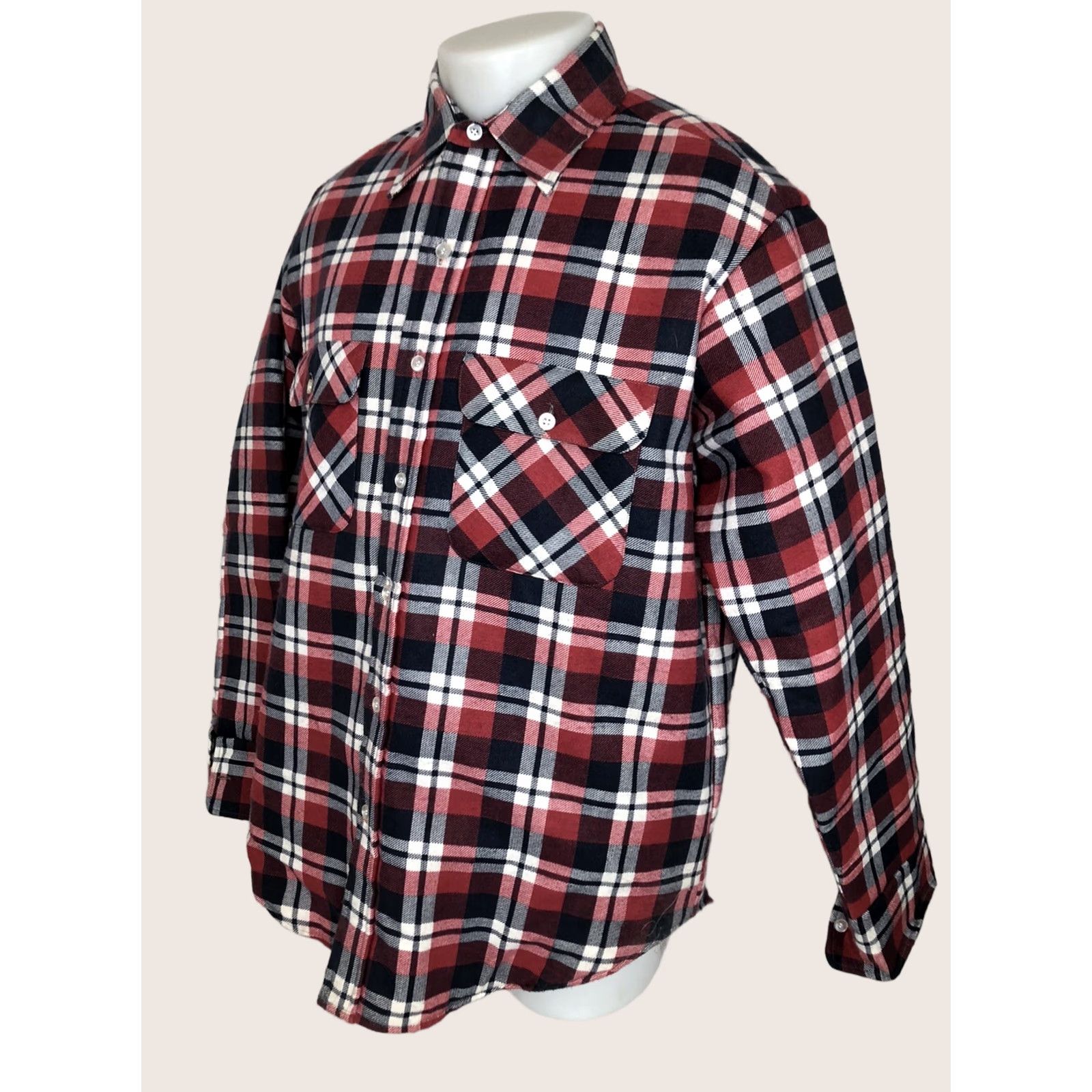 JCPenney JCPENNEY Ranch Field Lumberjack Quilt Lined Lg. Plaid FLANNEL Shirt Jacket Shirt Jacket Mens L Multi-Color 1980s Size US L / EU 52-54 / 3 - 1 Thumbnail
