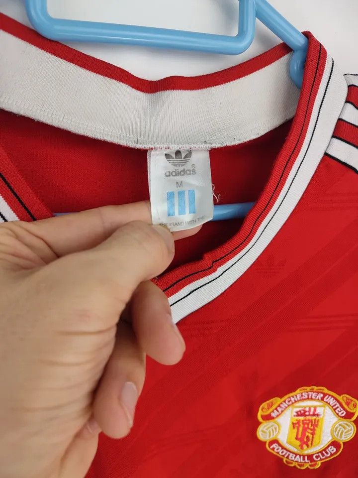 Vintage Manchester United 1987-88 home FOOTBALL Kit SHIRT