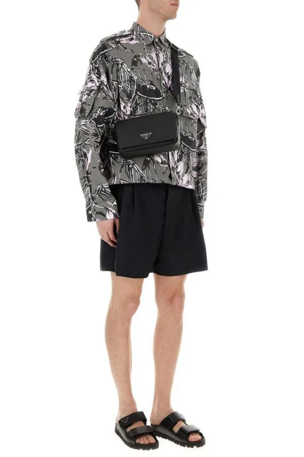 Prada o1bcso1str1025 Popeline Shirt in Multicolor Size US L / EU 52-54 / 3 - 6 Thumbnail