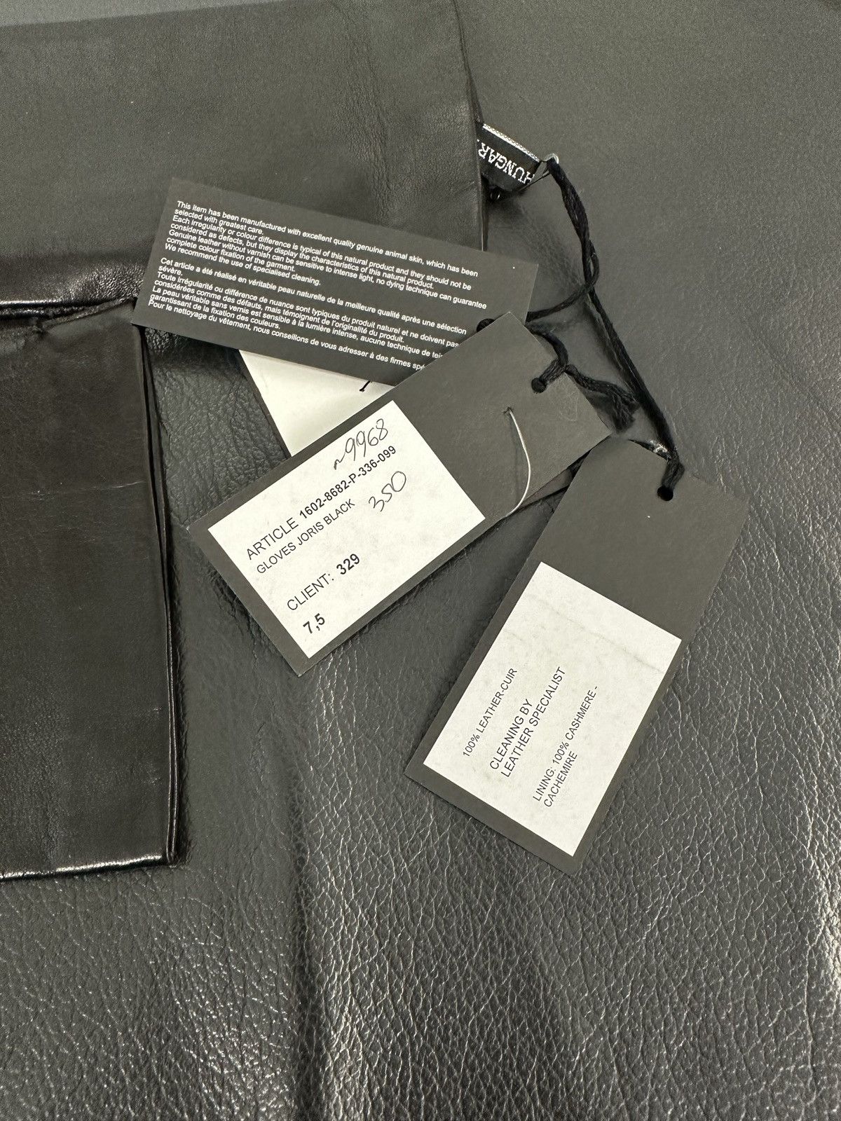 Ann Demeulemeester BNWT! Ann Demeulemeester ladies Leather Joris Gloves Size ONE SIZE - 7 Thumbnail