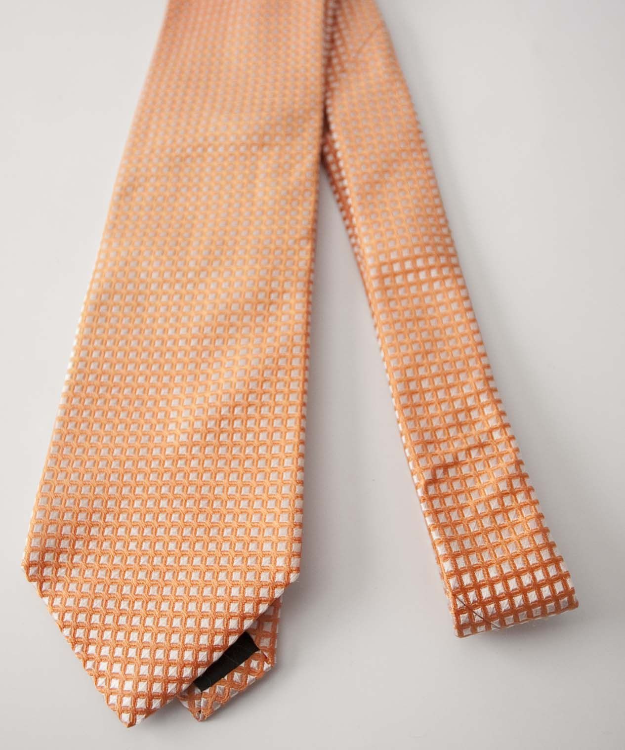 Hugo Boss Hugo Boss Tie 100% Silk Orange Made in Italy Size ONE SIZE - 1 Thumbnail