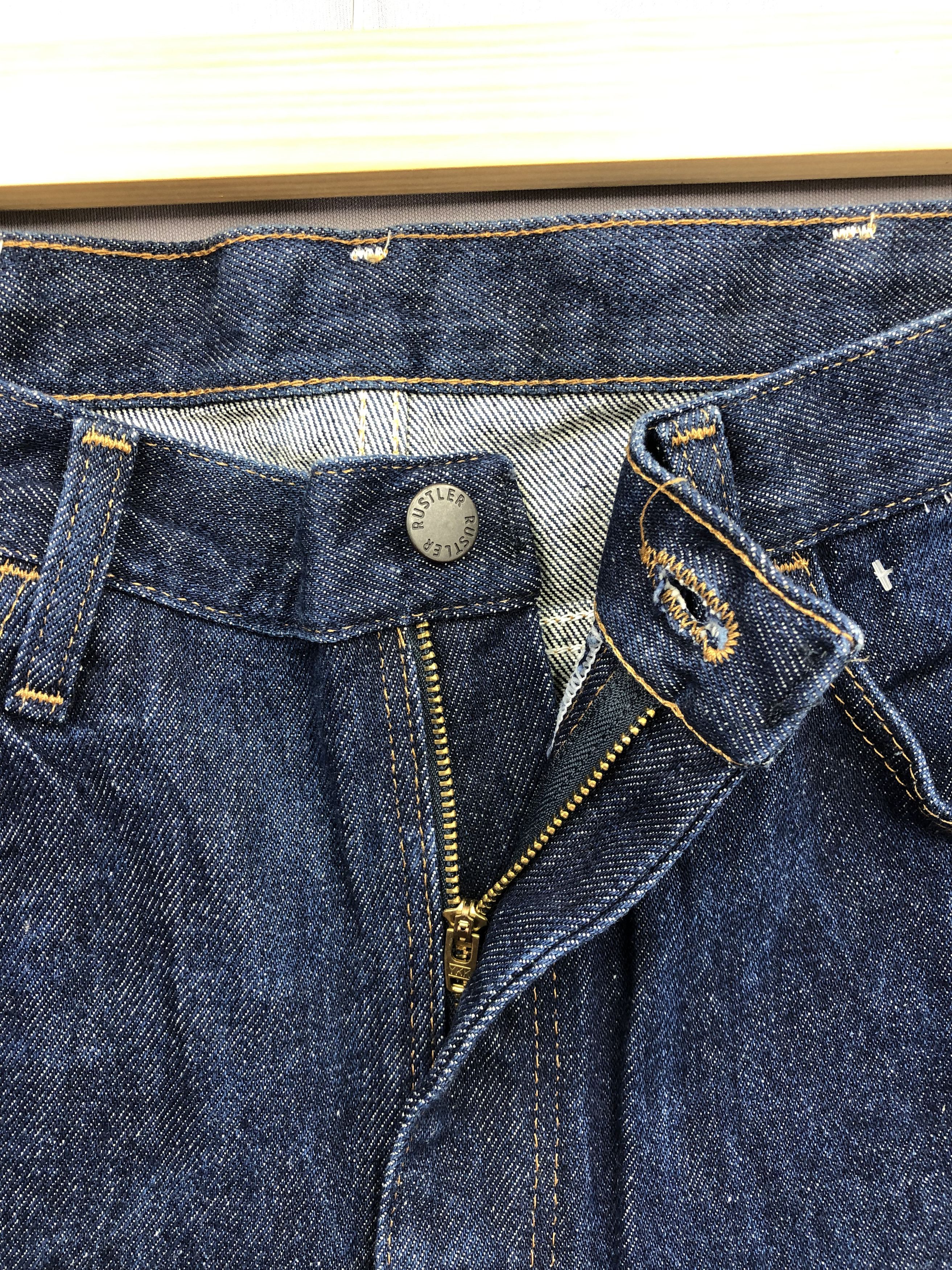 Rustler Vintage Rustle Blue Jeans Rustle Indigo Denim Pants Size US 34 / EU 50 - 5 Thumbnail