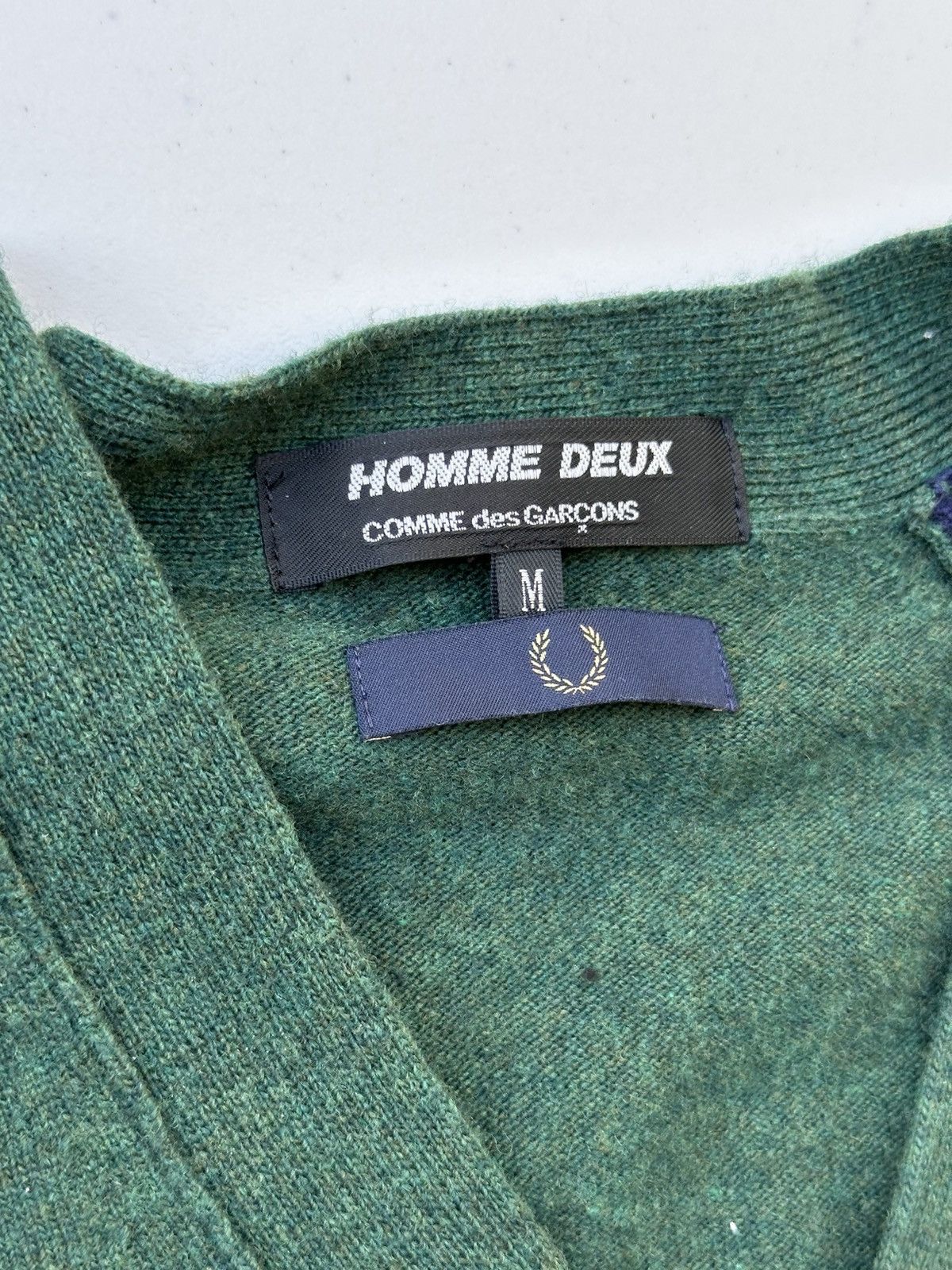 Comme des Garcons × Fred Perry CDG x Fred Perry Cardigan Size US M / EU 48-50 / 2 - 3 Thumbnail