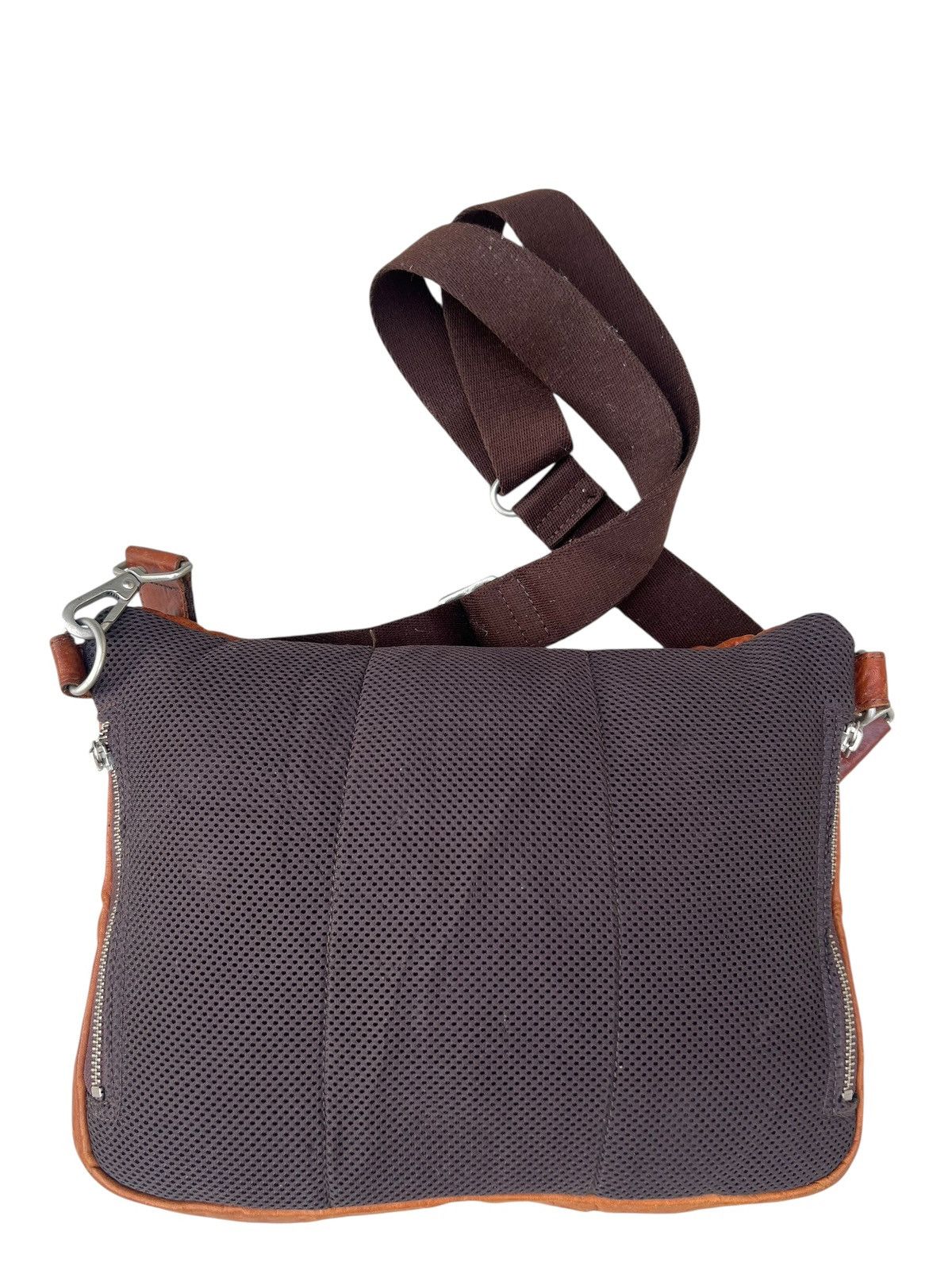 Leather Patina Brown Leather Bag Creed Japan Size ONE SIZE - 8 Thumbnail