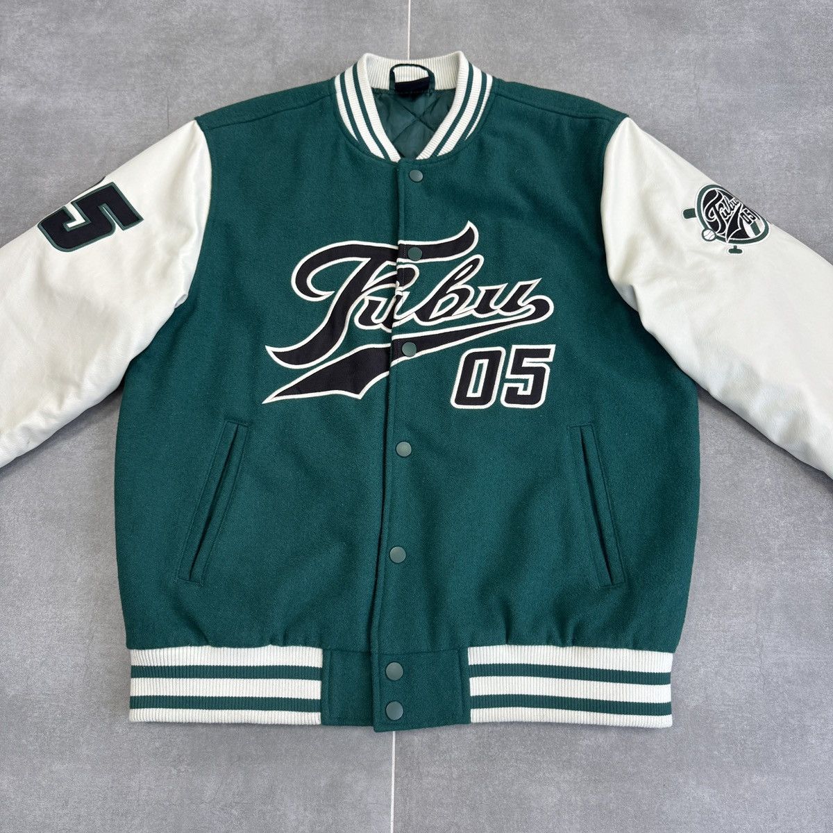 Fubu FUBU 05 Varsity Bomber Jacket Hip Hop Men Size S Oversized Size US S / EU 44-46 / 1 - 5 Thumbnail