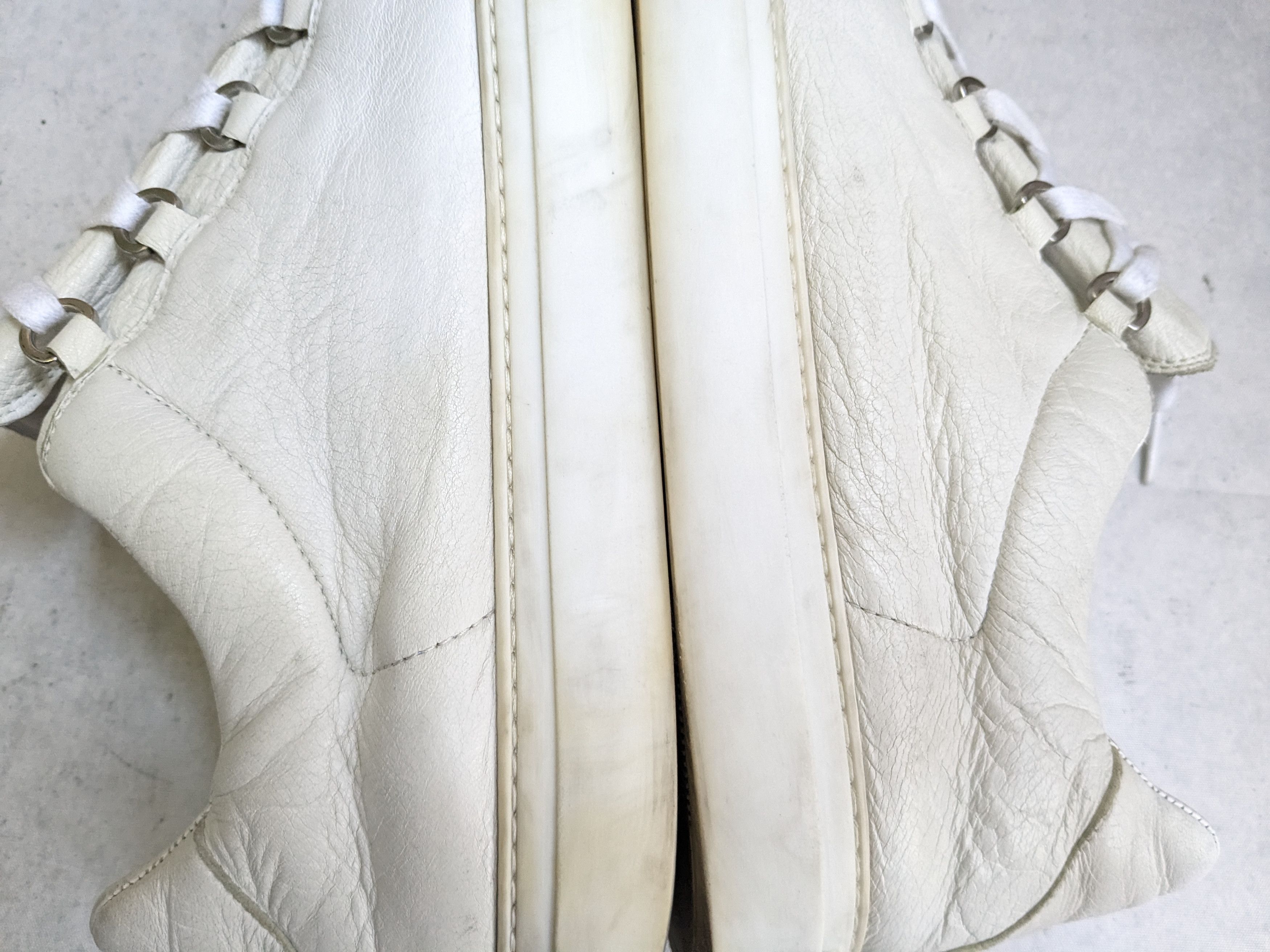 Balenciaga Balenciaga Arena Sneakers White 14 47 Low Tops Leather Size US 14 / EU 47 - 10 Thumbnail
