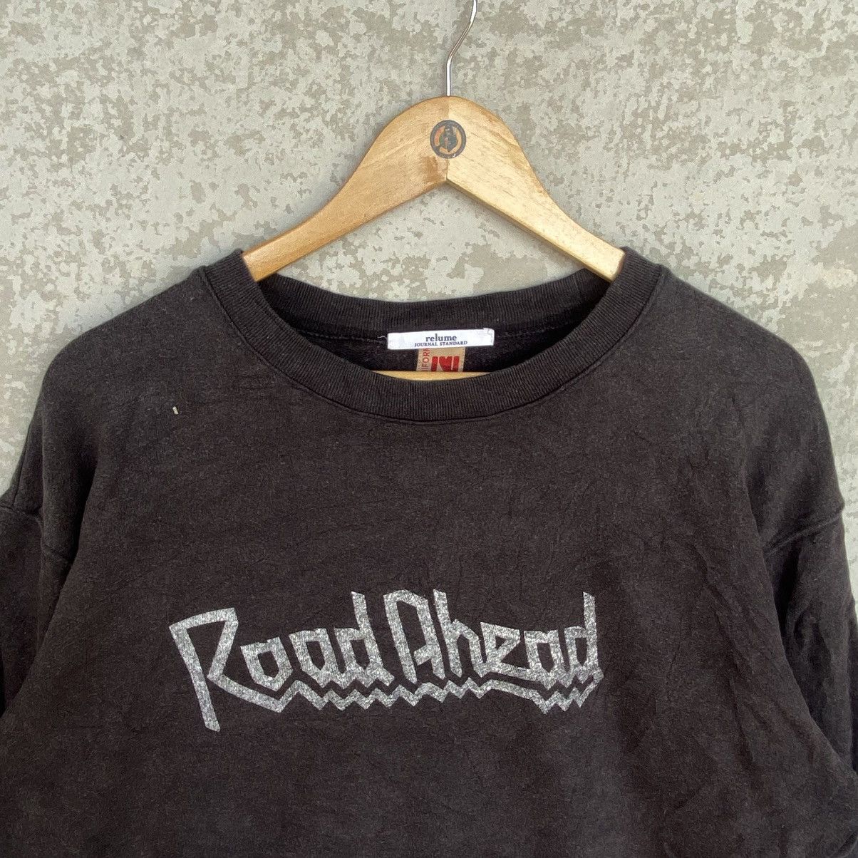 Other Vintage Relume Uniform Big Printed Crewneck Sweatshirt Brown Size US L / EU 52-54 / 3 - 4 Thumbnail