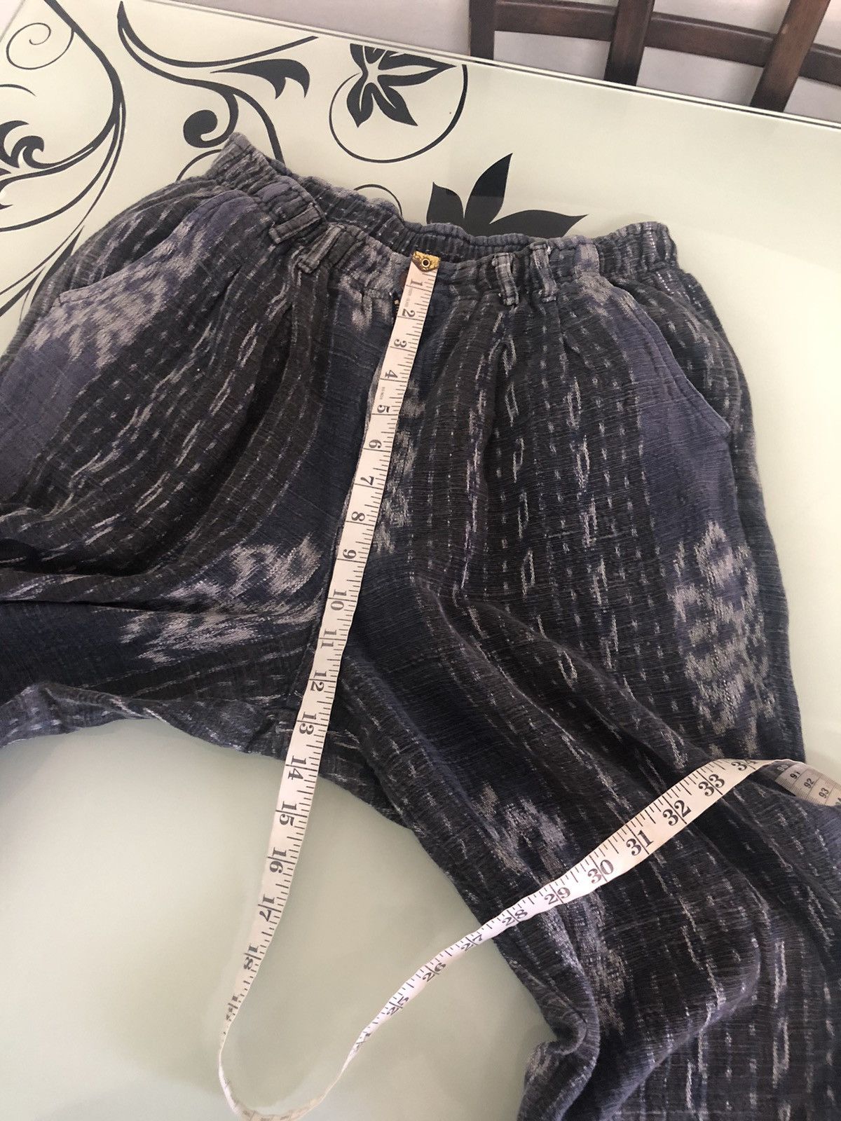 Vintage Vintage Milieu Au Pli Knit Gaudy Pants Like Kapital Size US 32 / EU 48 - 16 Thumbnail