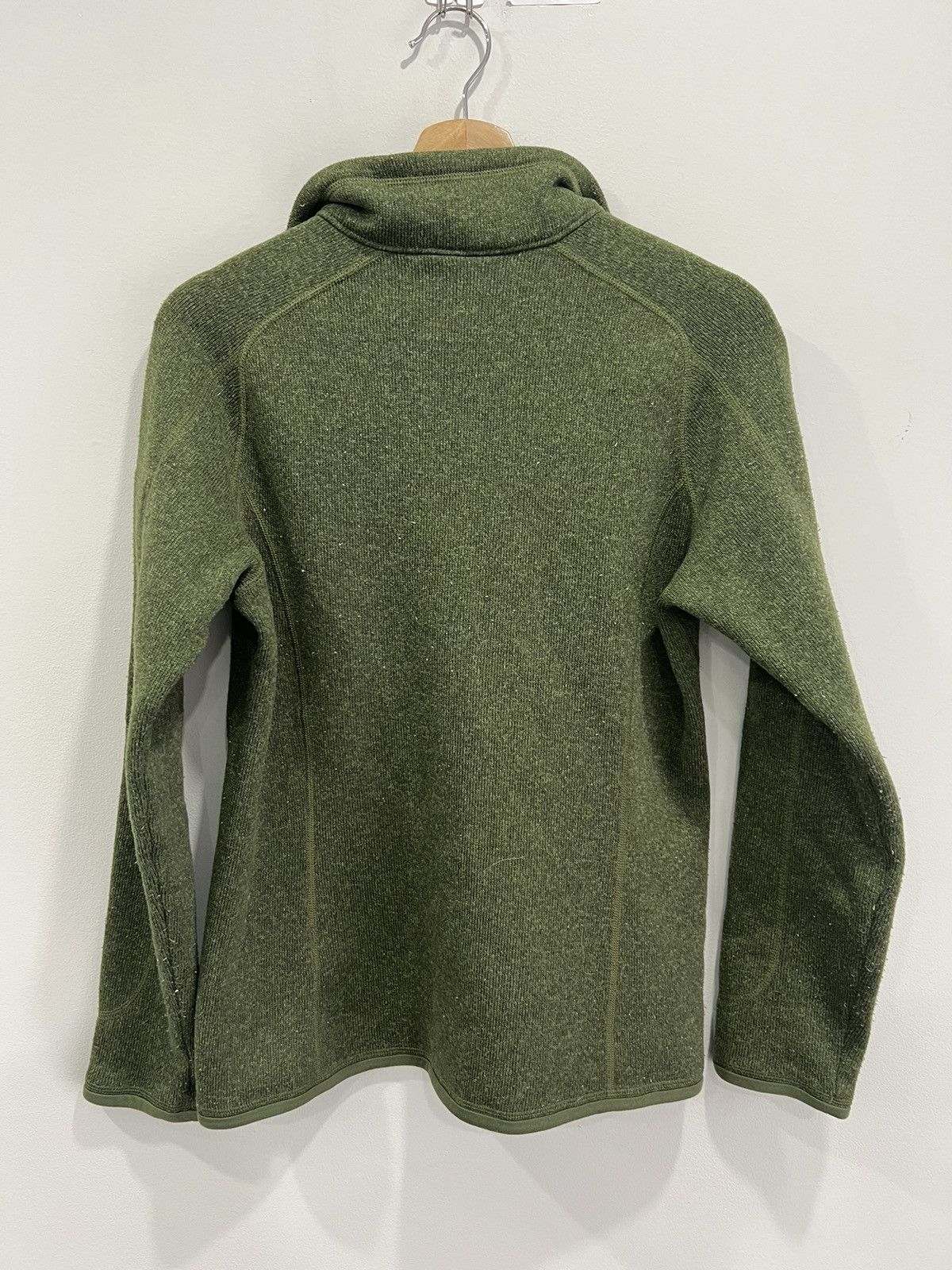 Patagonia Vintage Patagonia Quarter Zip Green Sweater Size M / US 6-8 / IT 42-44 - 3 Thumbnail
