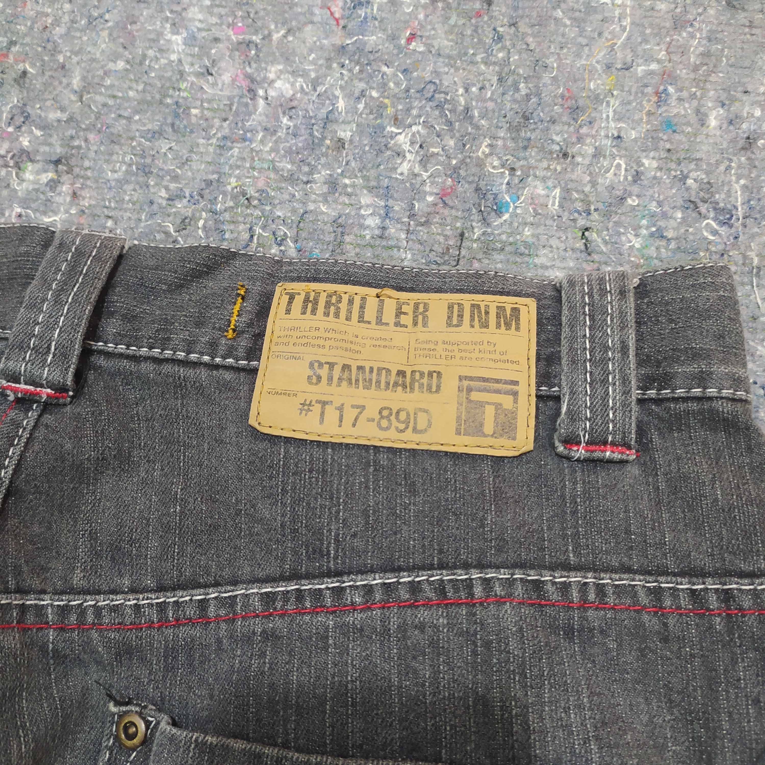 Japanese Brand THRILLER DENIM WASHED BLACK Size US 32 / EU 48 - 9 Thumbnail