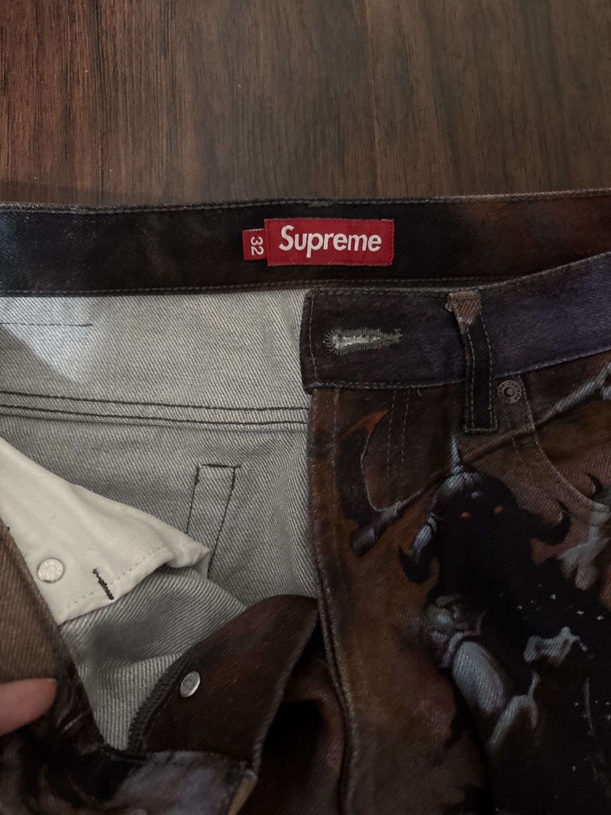 Supreme Supreme frank frazetta jeans Size US 32 / EU 48 - 4 Thumbnail