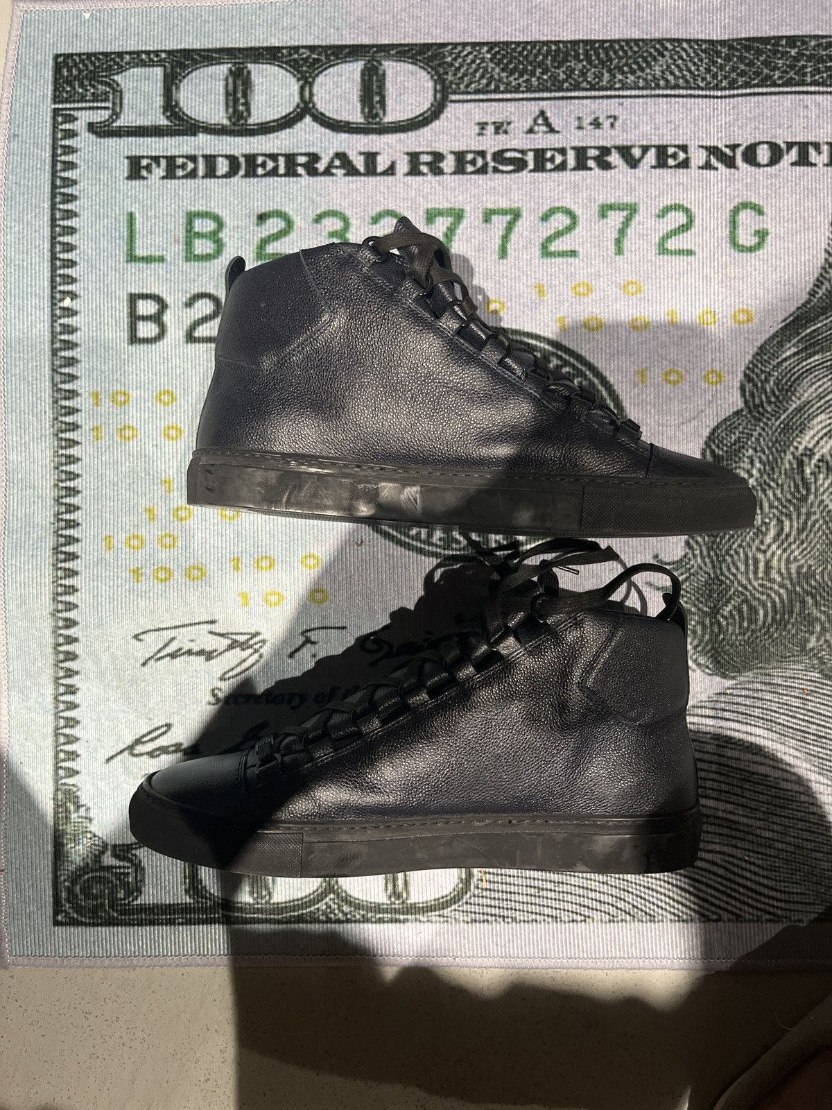 Balenciaga Vintage Mid-top Navy Balenciaga. Size US 11 / EU 44 - 4 Thumbnail