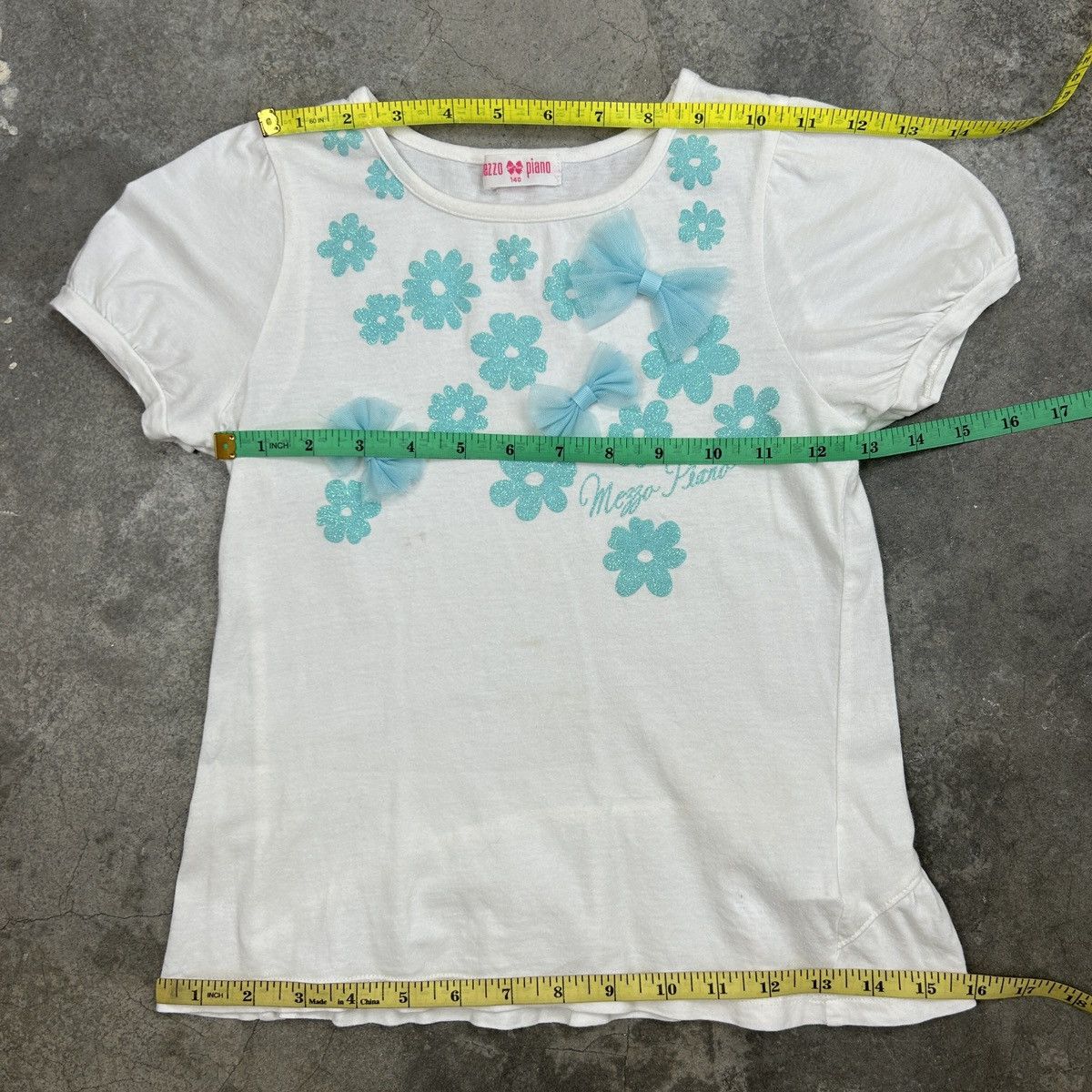 Japanese Brand Mezzo Piano - Baby Tee Size XXS / US 00 / IT 34 - 7 Thumbnail