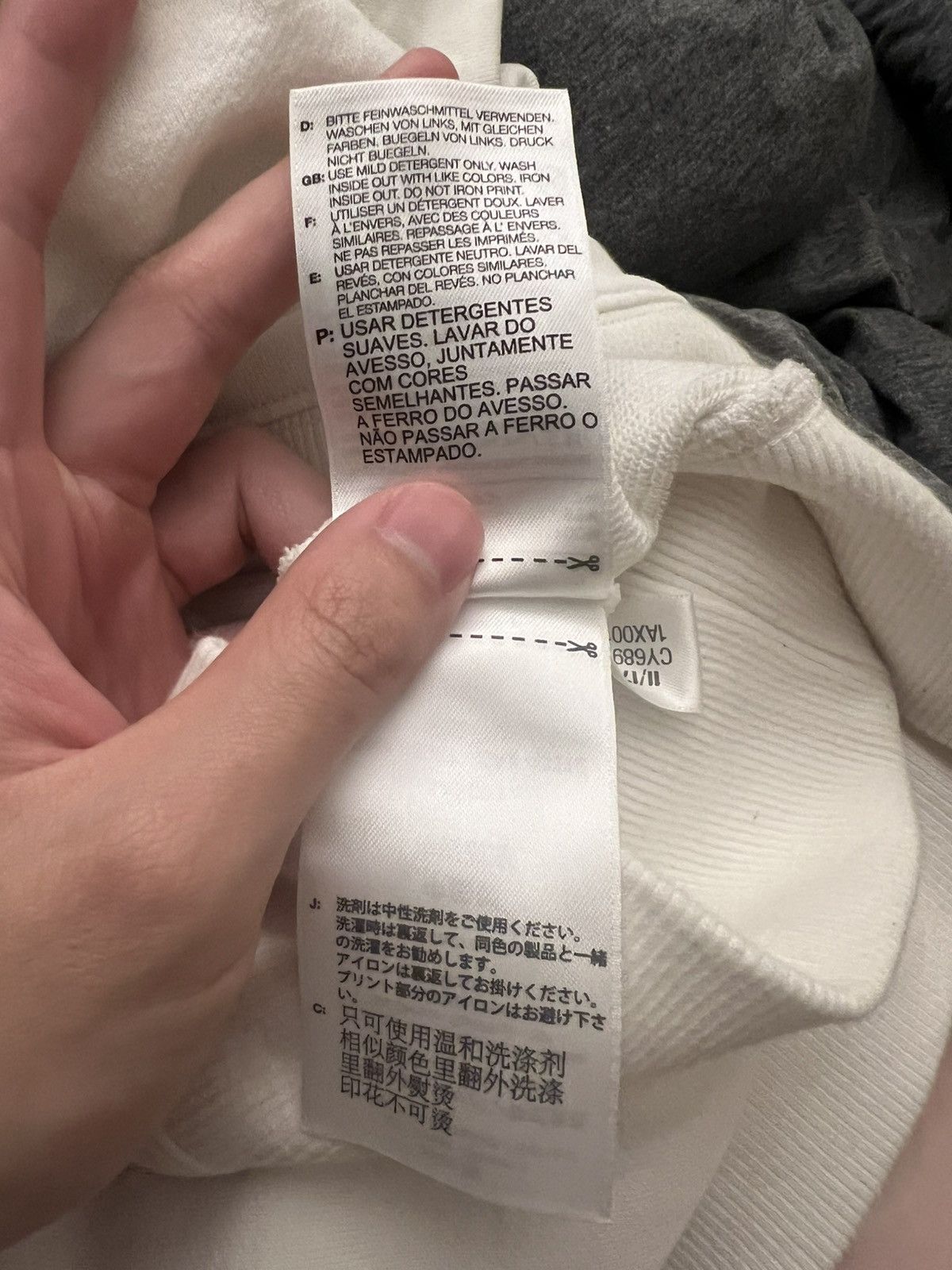 Adidas × Y-3 × Yohji Yamamoto Y-3 Classic White Hoodie Size US S / EU 44-46 / 1 - 7 Thumbnail