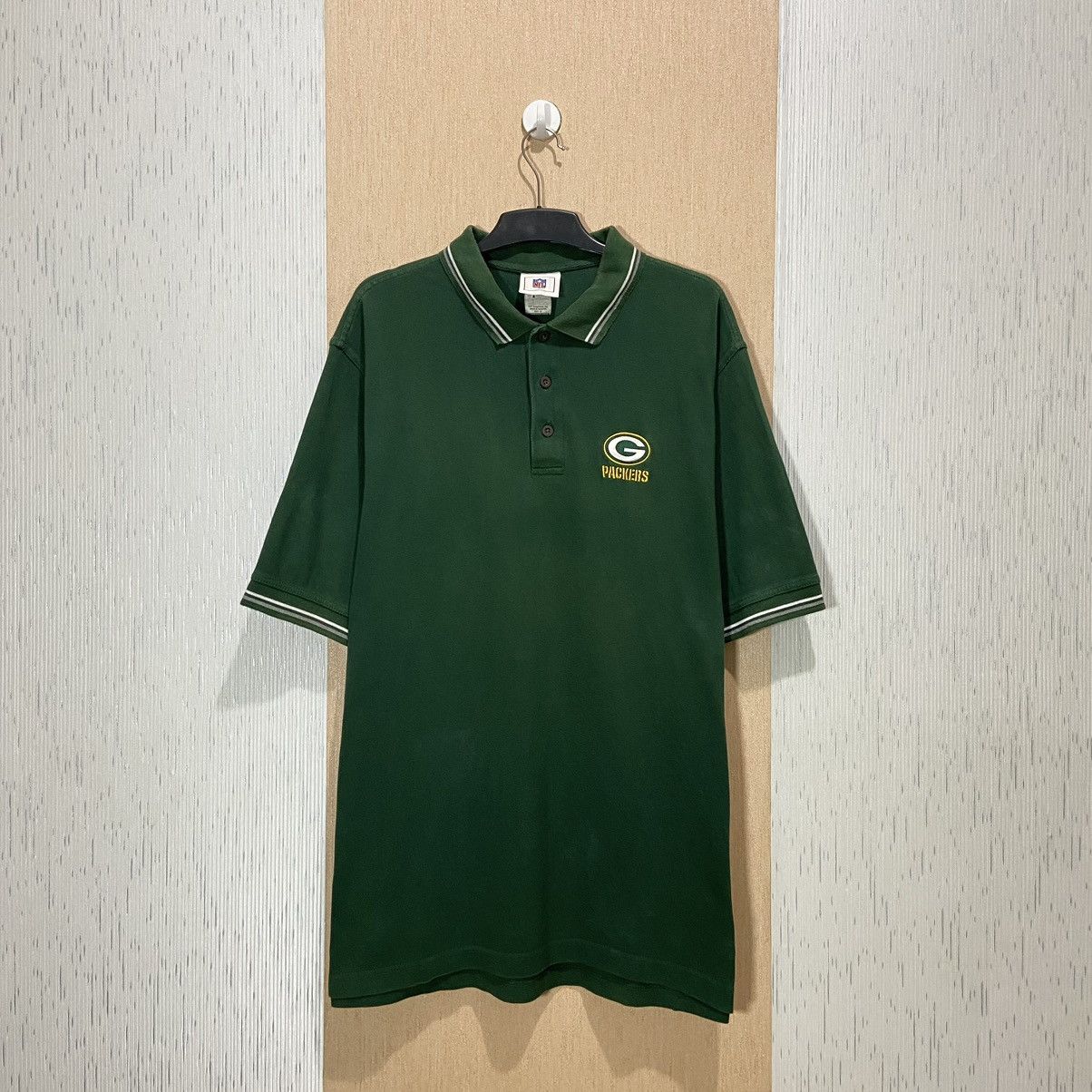 Vintage 90s NFL Green Bay Packers Polo Shirt Size US XL / EU 56 / 4 - 1 Thumbnail