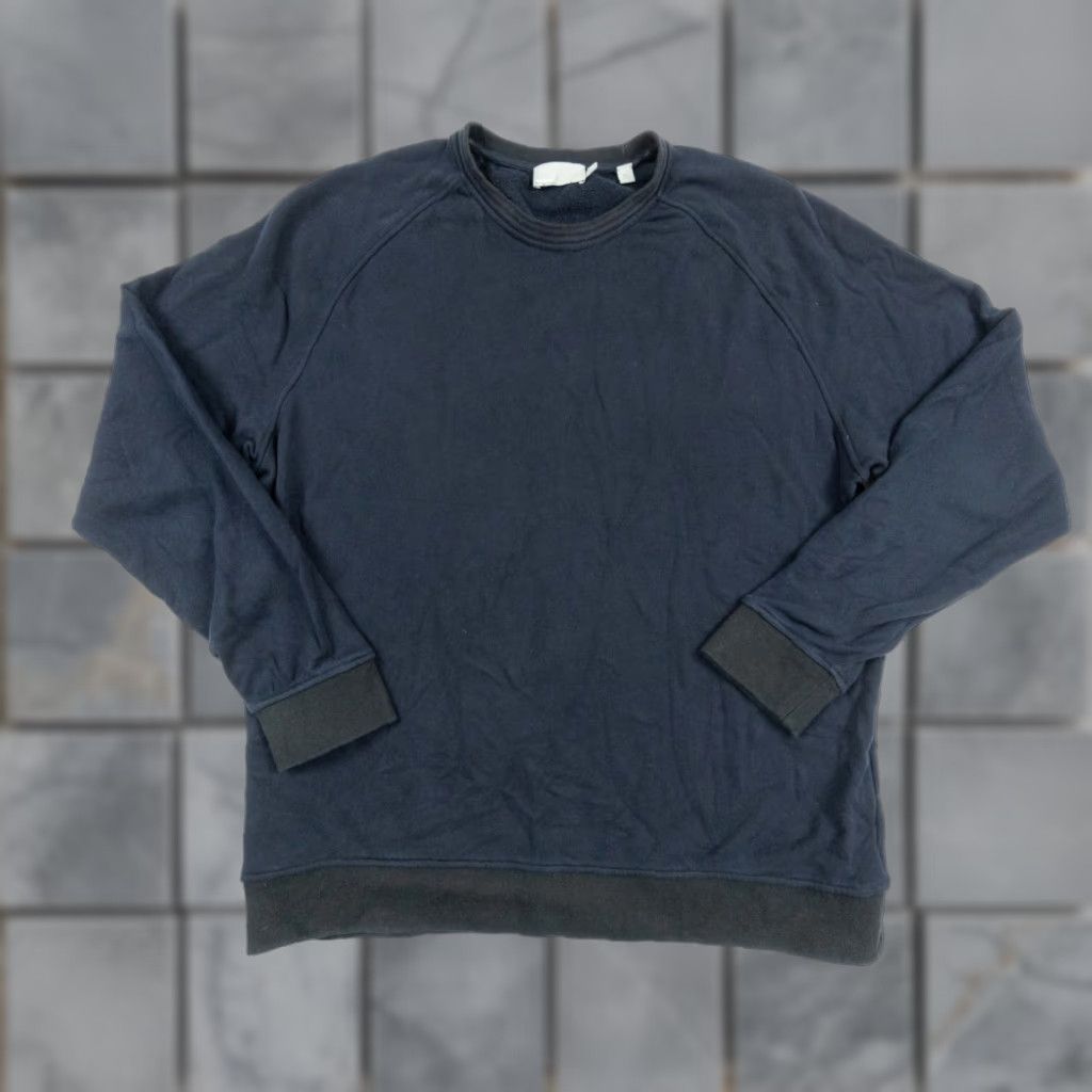 Vince Vince Men's Sweatshirt XLarge Blue Crewneck Pullover Outdoor Fleece Size US XL / EU 56 / 4 - 1 Thumbnail
