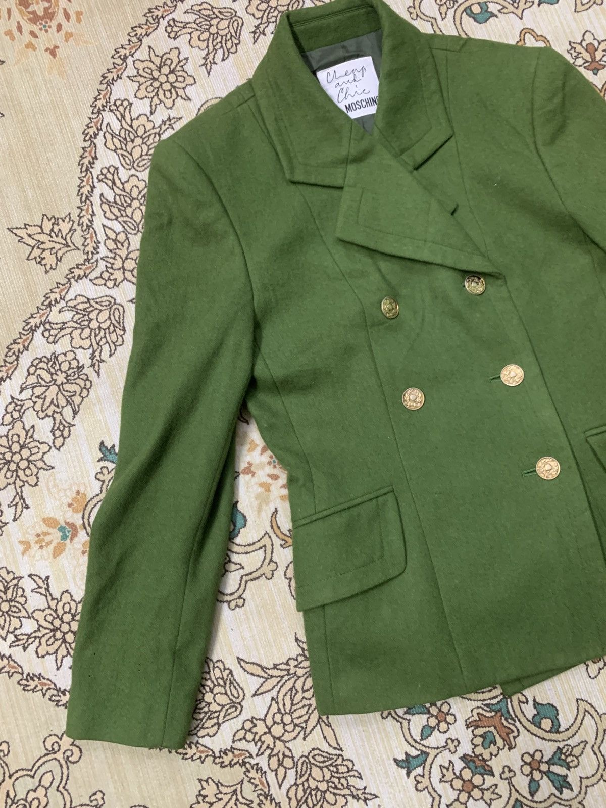 Moschino MOSCHINO BLAZER WOOL Size S / US 4 / IT 40 - 4 Thumbnail