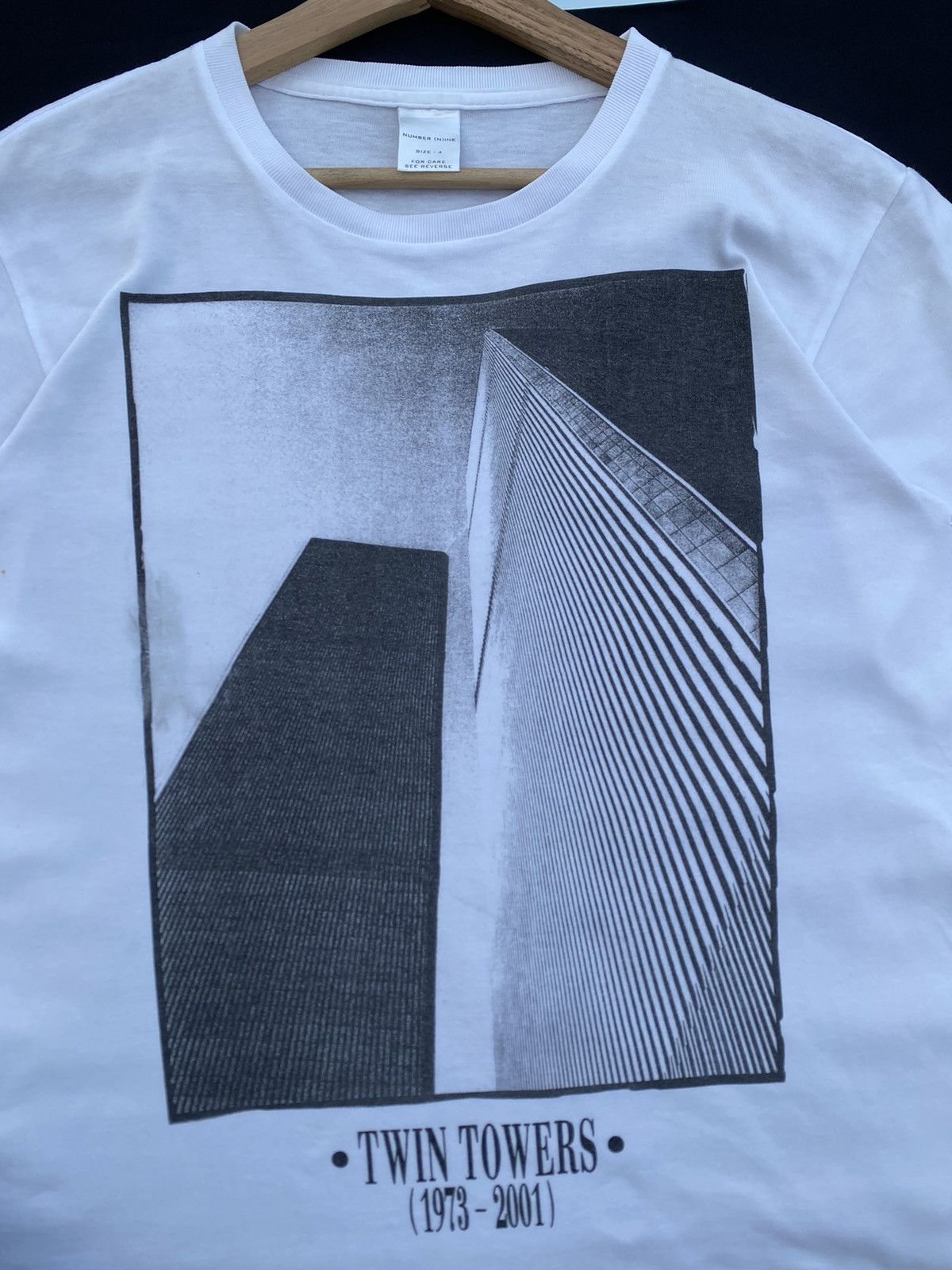 Number (N)ine Number Nine Takahiromiyashita 2002 Twin Towers Photo Tee Size US M / EU 48-50 / 2 - 12 Thumbnail
