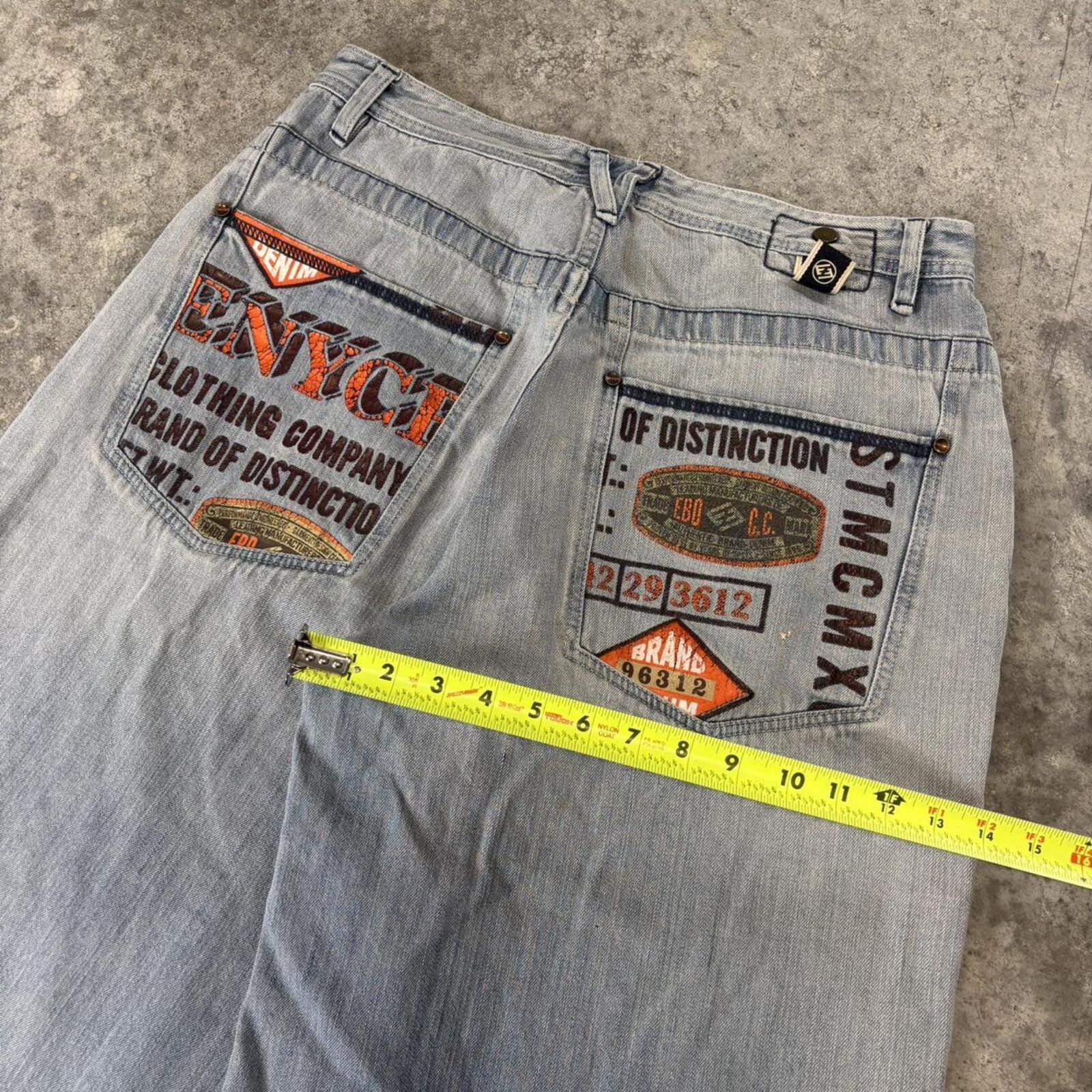 N Enyce Y2K Wide Leg Baggy Casual Streetwear Jorts 2000s