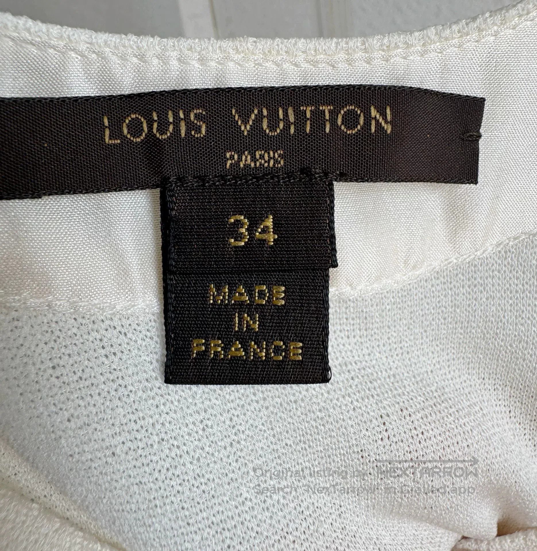 Louis Vuitton Louis Vuitton White Lace Tank Top 34. Size XXS / US 00 / IT 34 - 3 Thumbnail