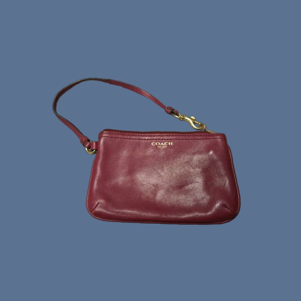 Coach Coach Legacy Wristlet Red Zip Womens Size ONE SIZE - 1 Thumbnail