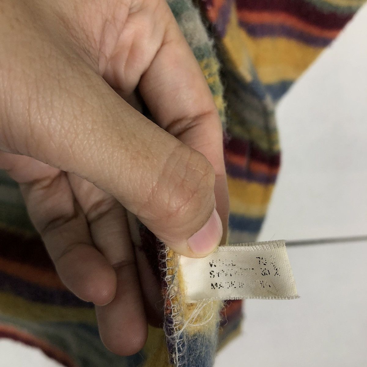Japanese Brand 🔥Vintage Wool Jacket Striped Johns Hamer Issey Miyake Size US L / EU 52-54 / 3 - 15 Thumbnail
