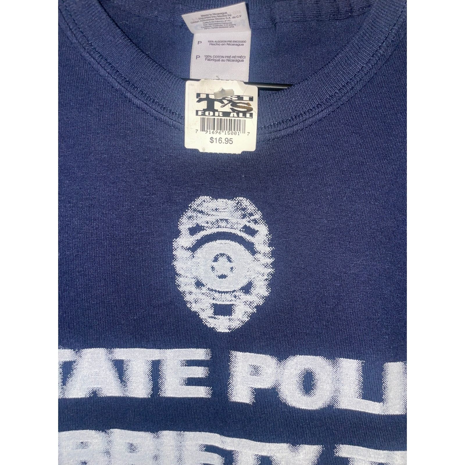 Gildan Vintage State Police Sobriety Test Shirt Humor Joke Tee S Size US S / EU 44-46 / 1 - 2 Thumbnail