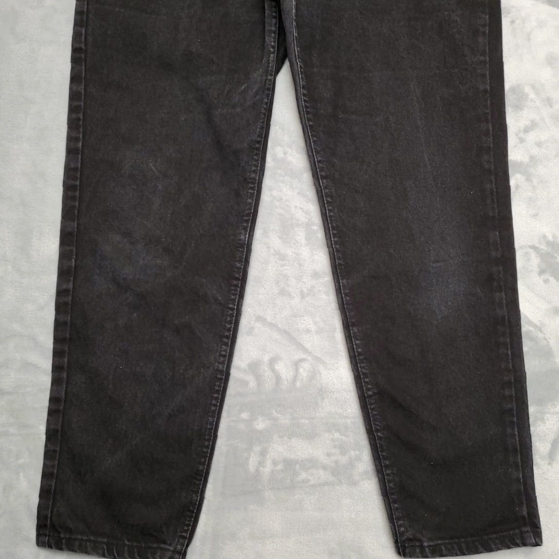 Lee VTG Lee Jeans Womens 14 Black Denim High Rise Tapered 28x29 Y2K Made in USA Jeans Mens? Size 36" / US 14 / IT 50 - 2 Thumbnail