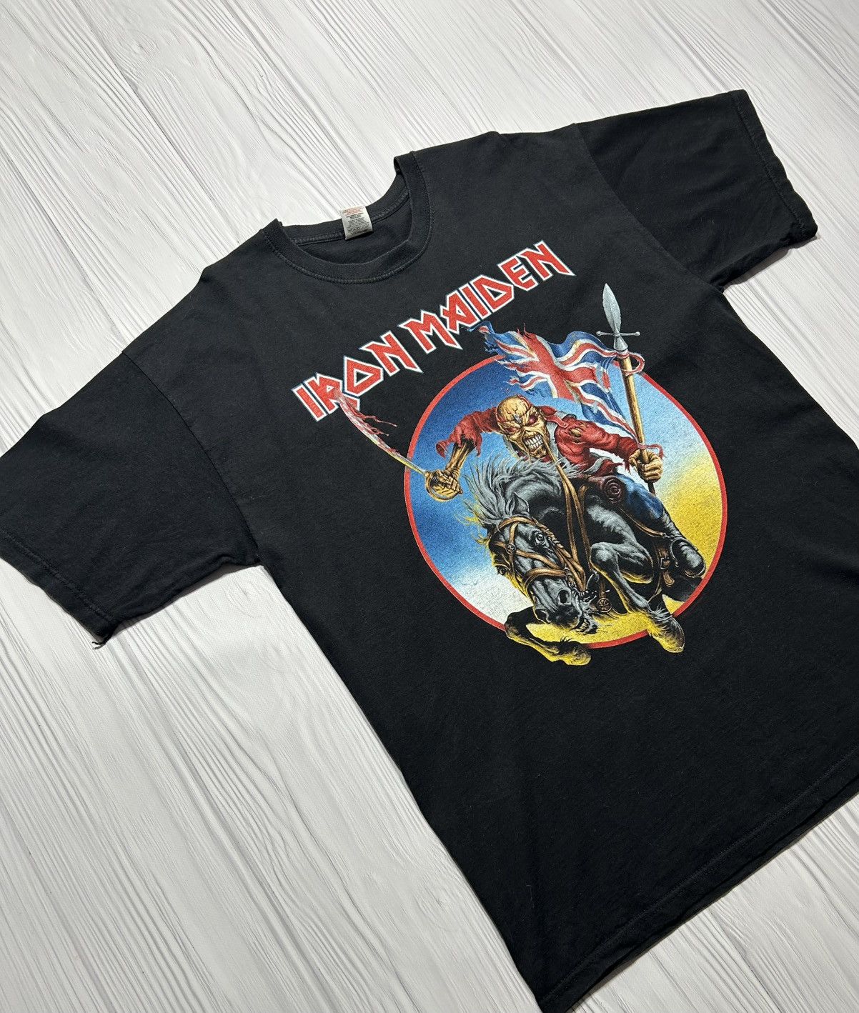 Band Tees Vintage Iron Maiden Tour 2013 T-Shirt Size XL Size US XL / EU 56 / 4 - 4 Thumbnail