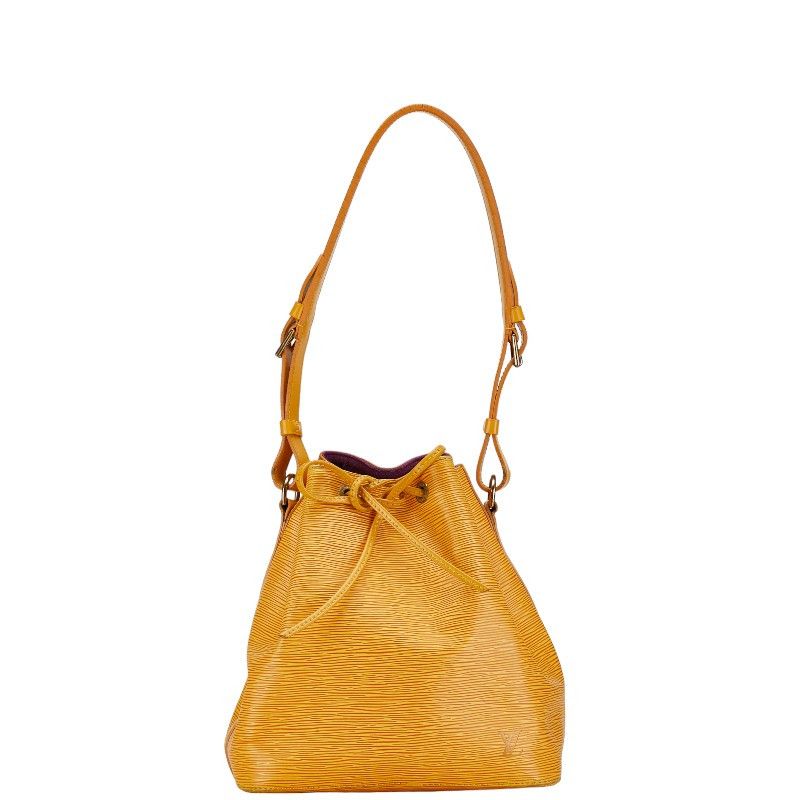Louis Vuitton Louis Vuitton Louis Vuitton Epi Petit Noe Shoulder Bag M44109 Yellow Leather Leather Shoulder Bag M44109 in Good Condition Size ONE SIZE - 1 Thumbnail