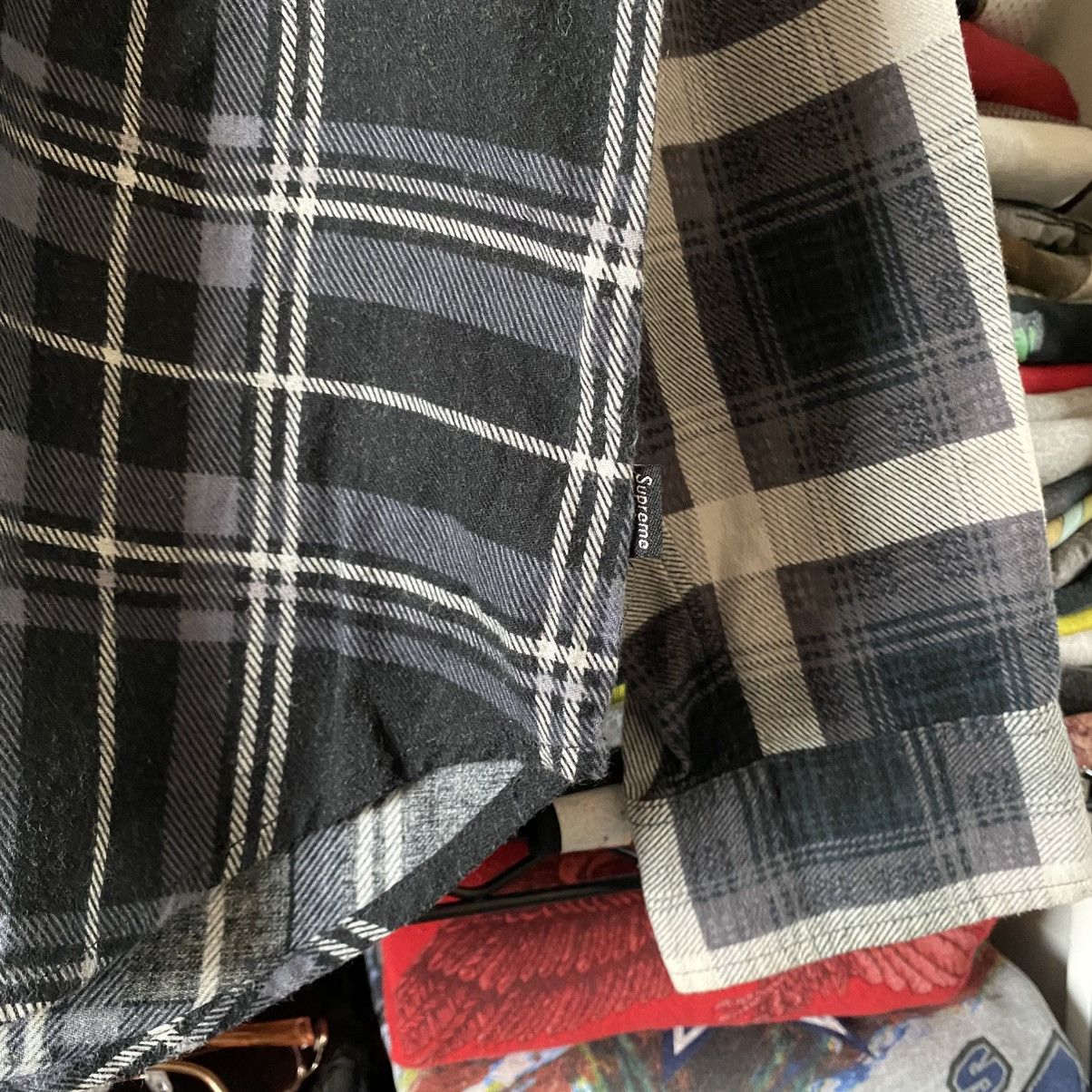 Supreme Supreme Multi Plaid Flannel Shirt Black 2016 Size US M / EU 48-50 / 2 - 3 Thumbnail