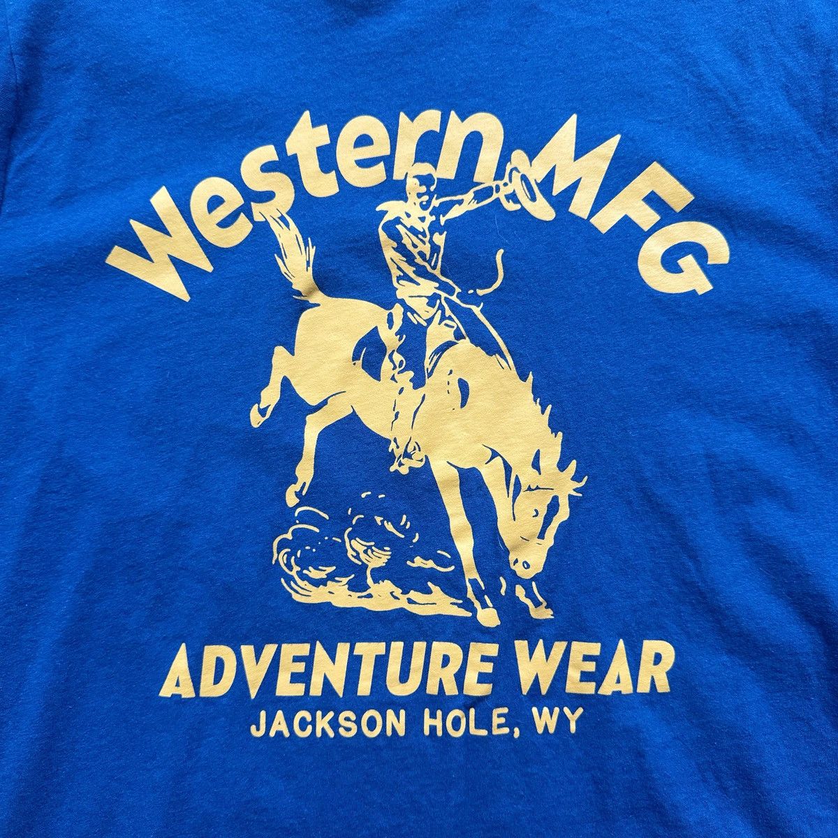 Old Navy Old Navy Western Graphic Short Sleeve T-shirt. Blue in color Size US M / EU 48-50 / 2 - 3 Thumbnail
