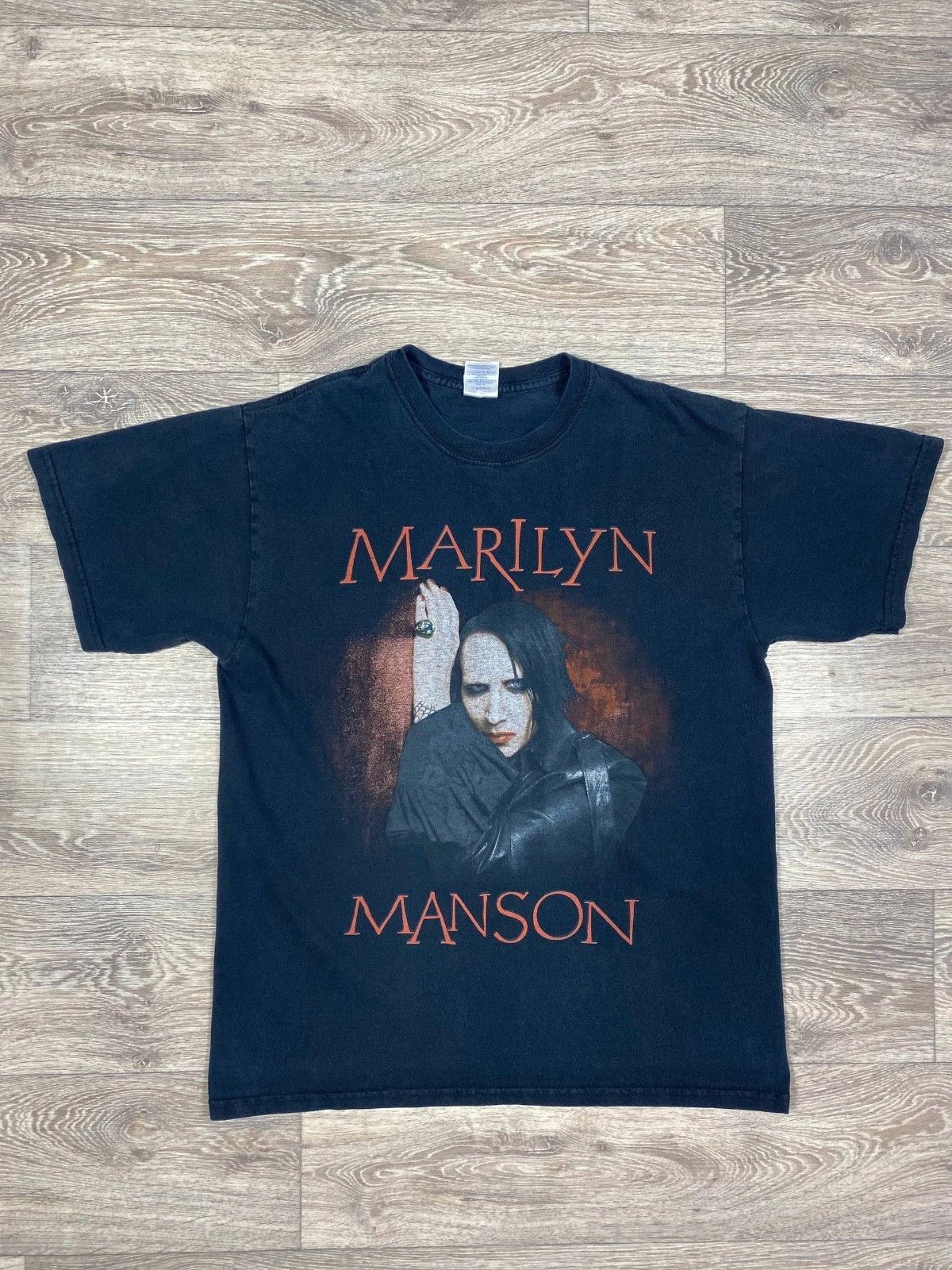 Band Tees Marilyn Manson 00s 2007 World Tour T-Shirt, Black, XL, Size US L / EU 52-54 / 3 - 1 Thumbnail
