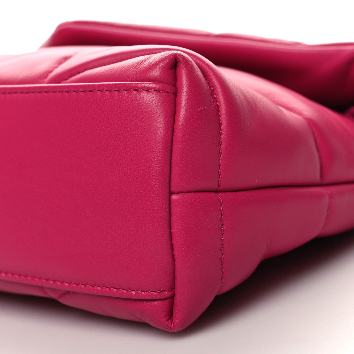 Saint Laurent Paris o1b1hav110225 Size: OS / Puffer Toy Bag in Bubblegum Pink Size ONE SIZE - 9 Thumbnail