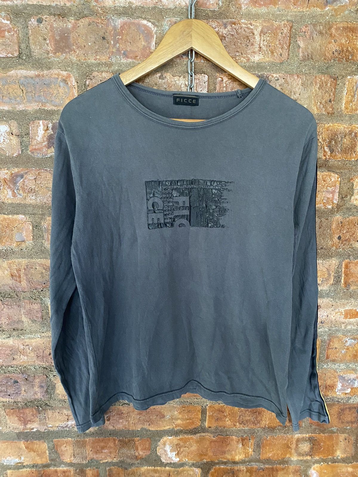 Yoshiyuki Konishi 1990s Yoshiyuki Konishi FICCE Abstract logo LS Size US M / EU 48-50 / 2 - 2 Thumbnail