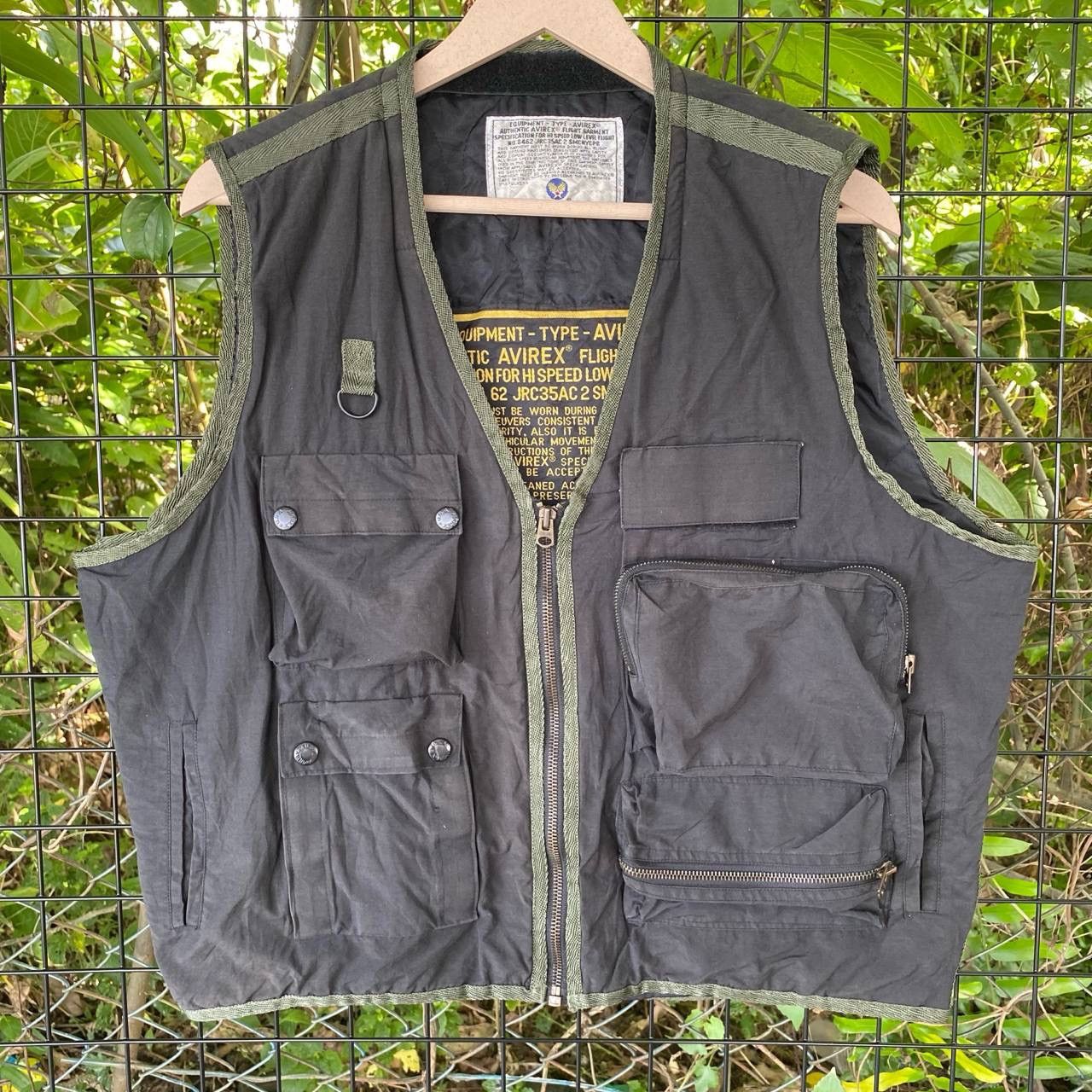 Avirex × Voodoo Tactical Vtg Avirex Flight Garment Navy Zipper Vest Size US M / EU 48-50 / 2 - 3 Thumbnail