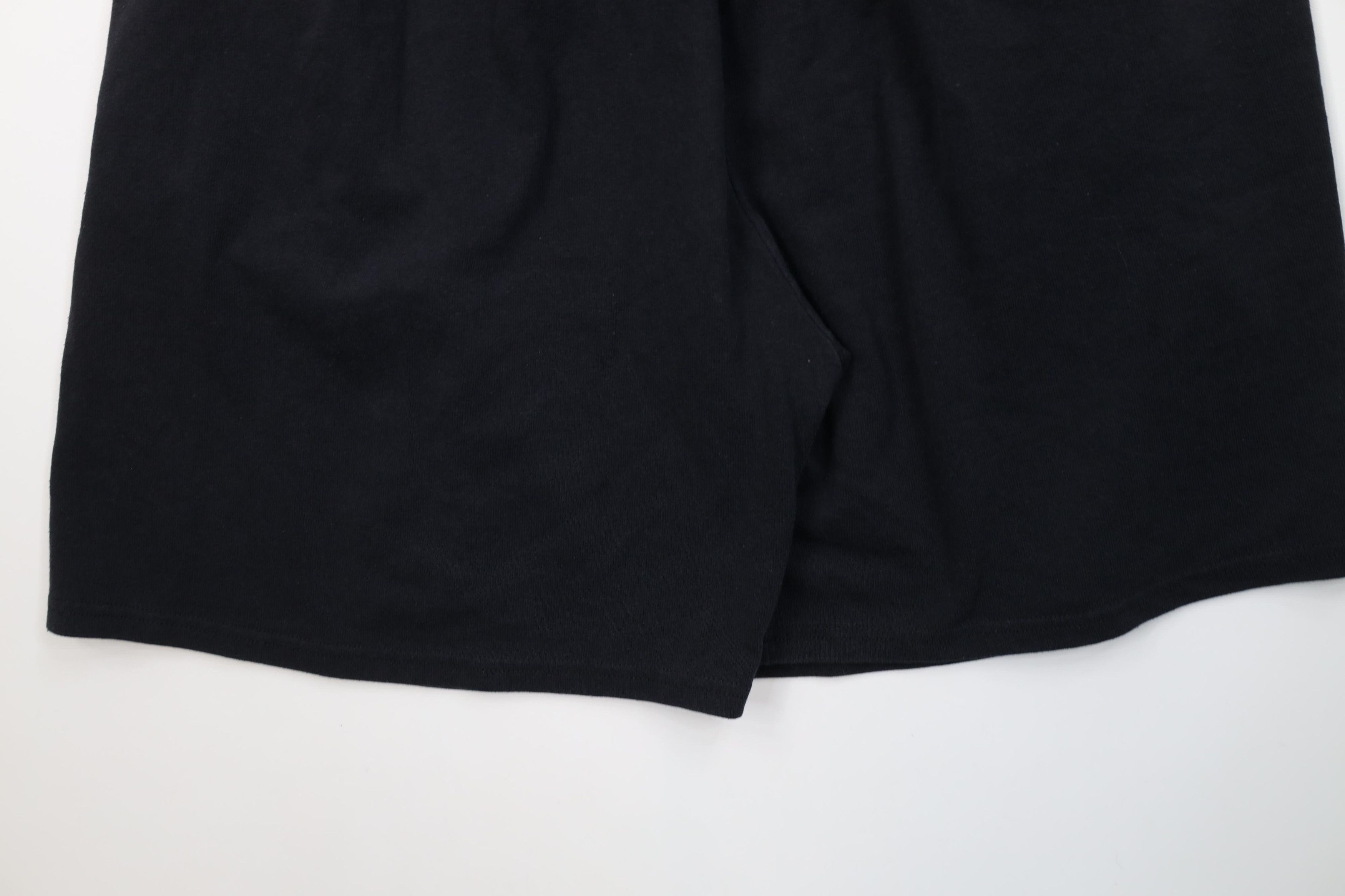 Champion Vintage 90s Champion Heavyweight Above Knee Shorts Black Size US 36 / EU 52 - 11 Thumbnail