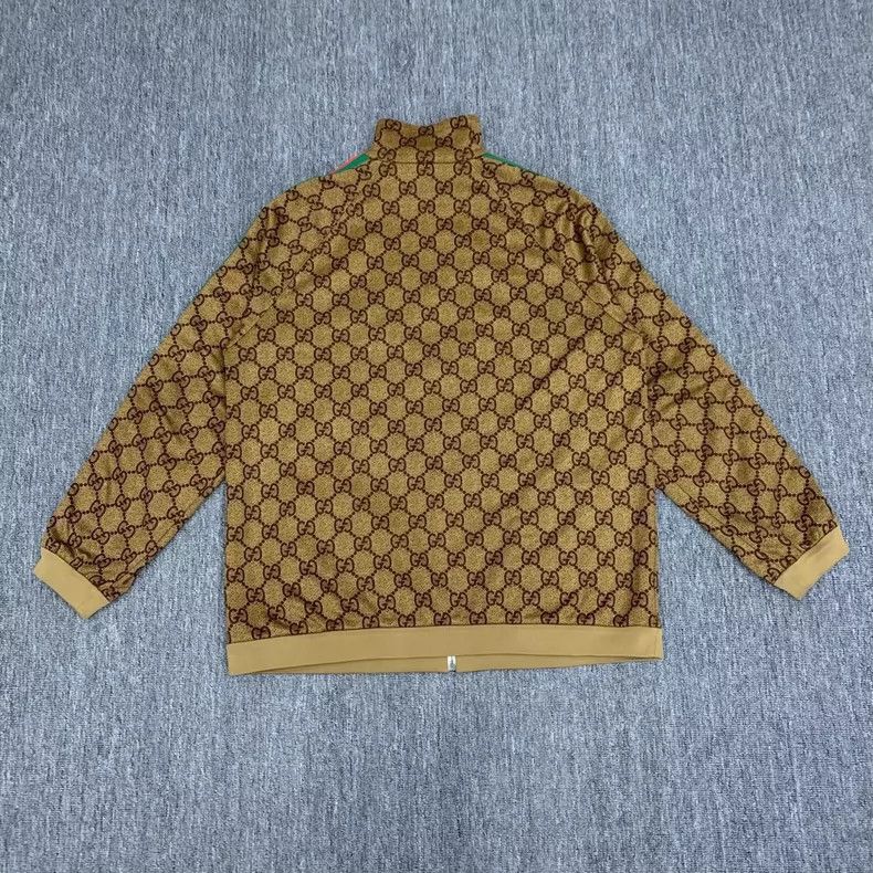 Gucci Gucci Brown old flower full-printed jacket 2505-Nextarrow Size US L / EU 52-54 / 3 - 3 Thumbnail