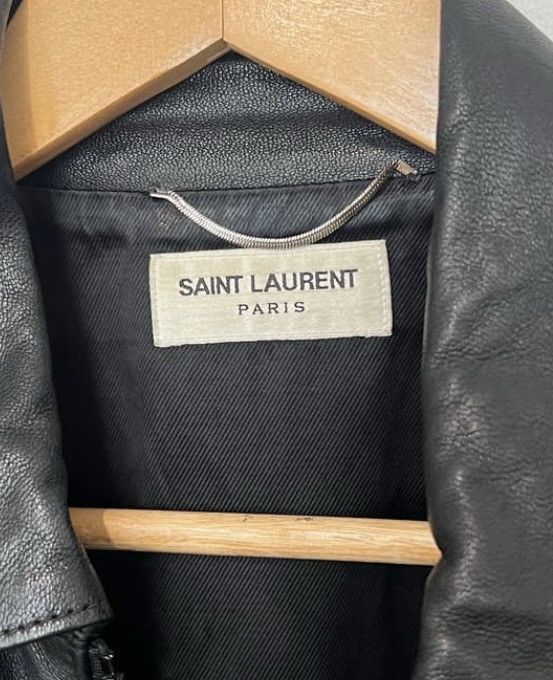 Saint Laurent Paris Saint Laurent Leather Jacket Size US L / EU 52-54 / 3 - 3 Thumbnail