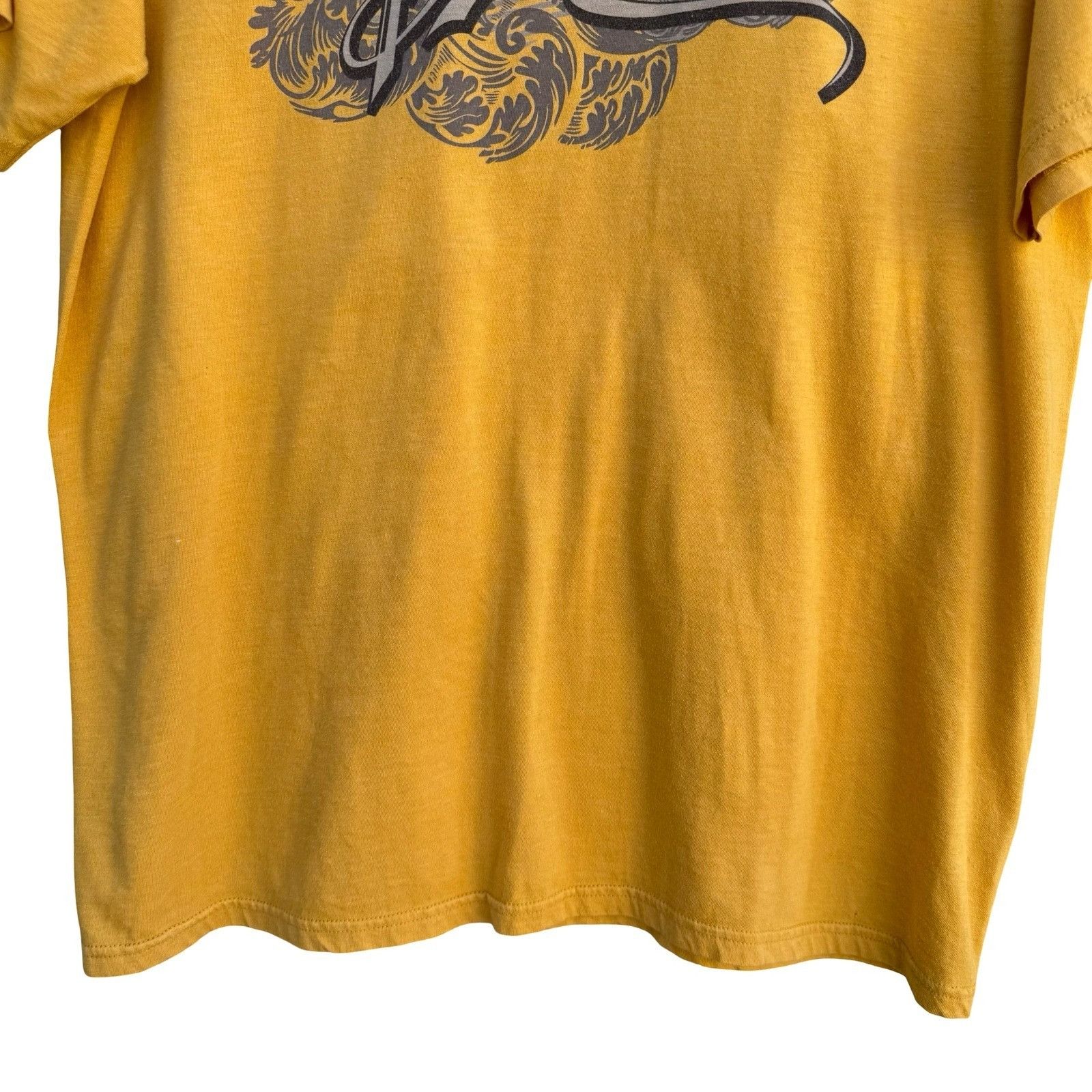 Billabong Billabong Vintage Mens Mustard Yellow Graphic T-Shirt Wave S Size US L / EU 52-54 / 3 - 5 Thumbnail